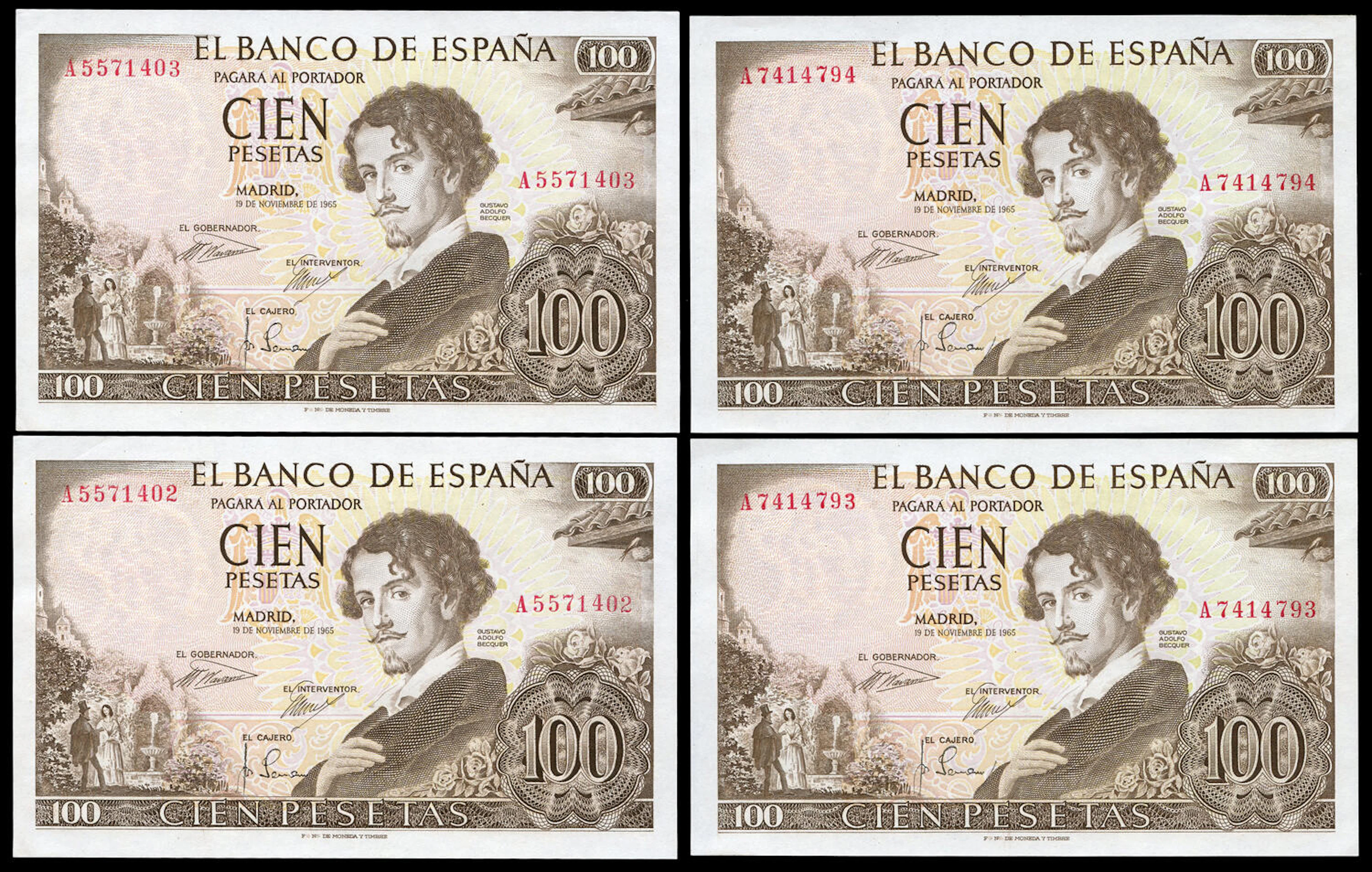 100 pesetas