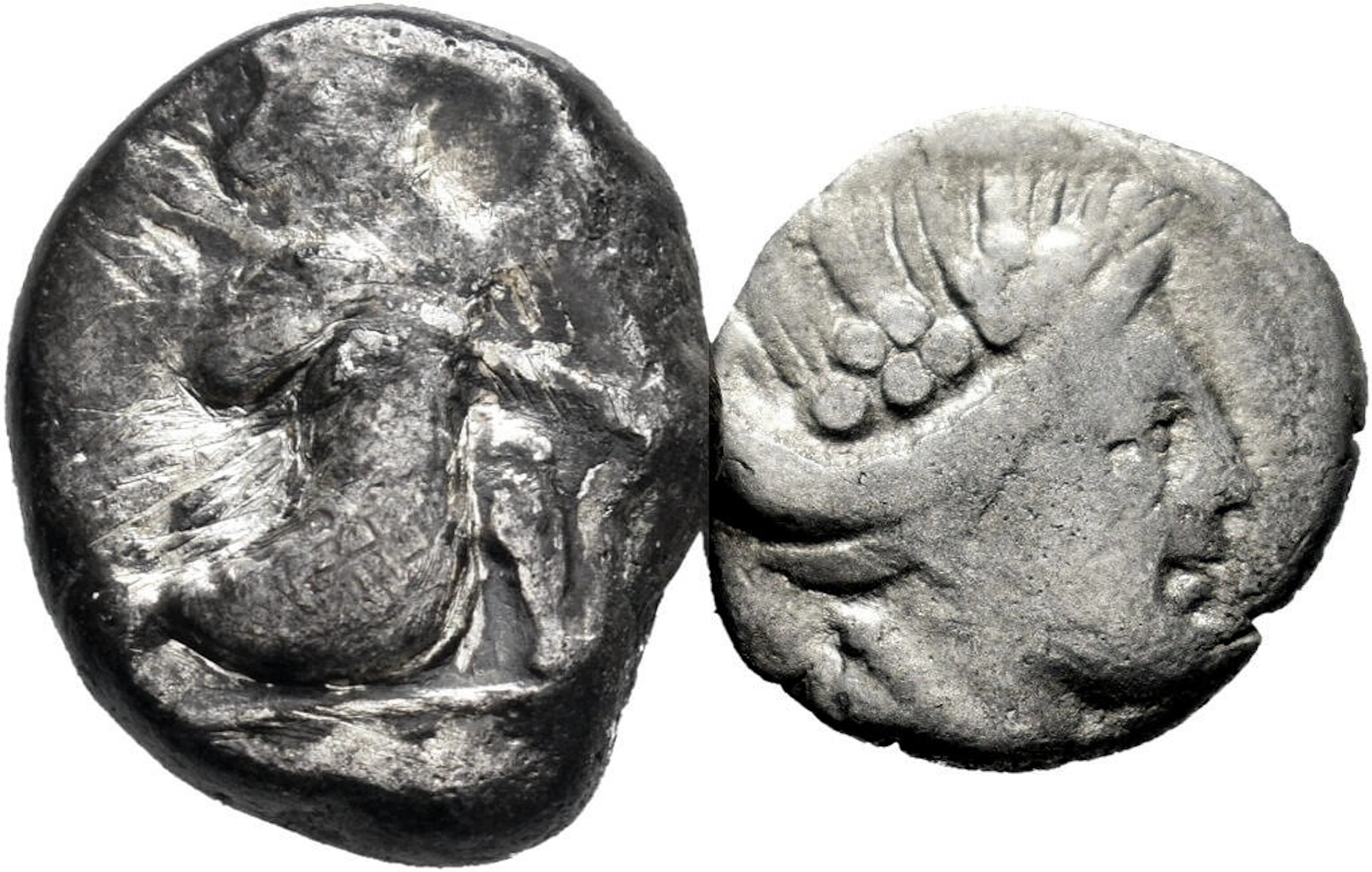 Lot of 2 coins from ancient Greece