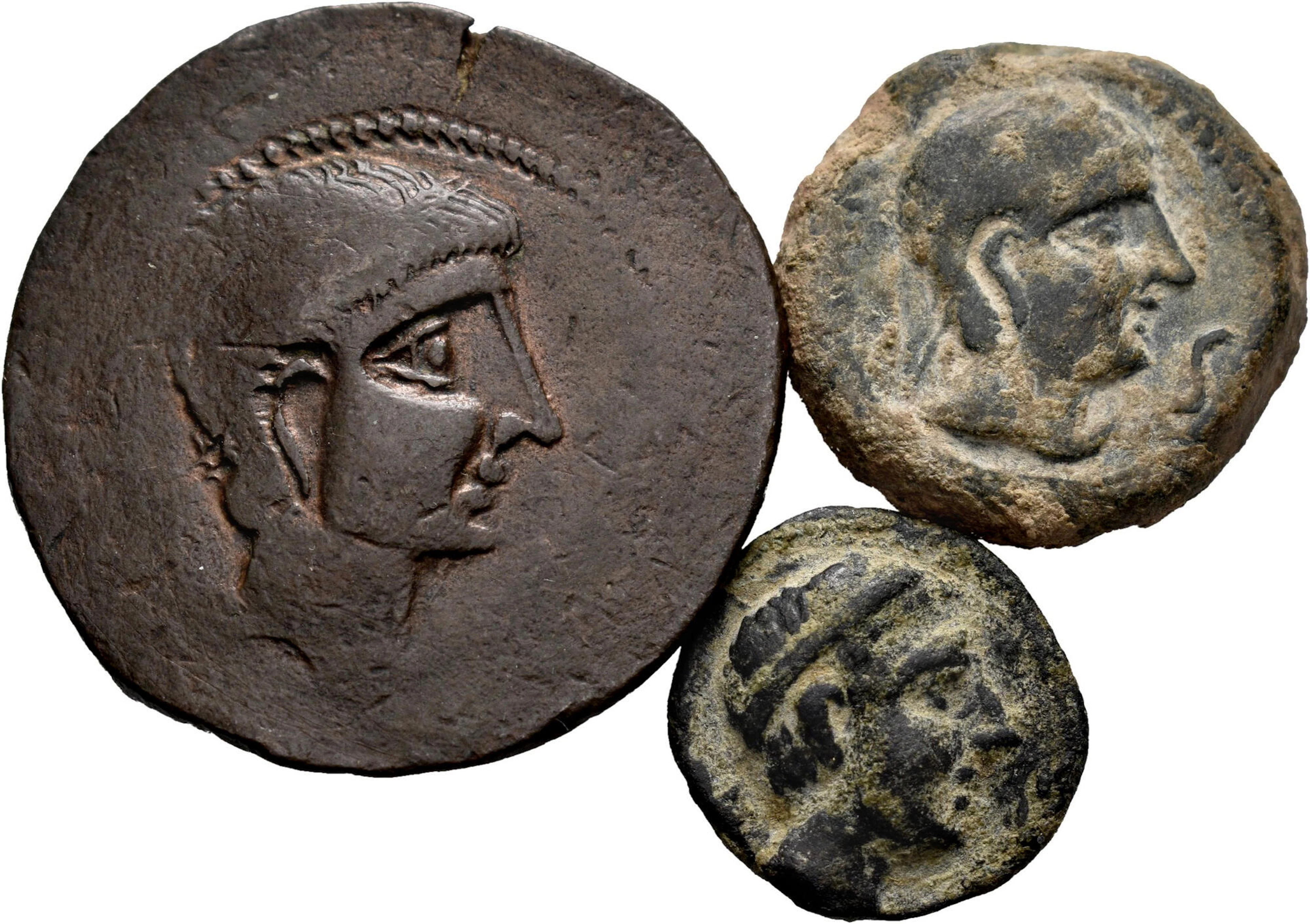 Lot of 3 coins from Ancient Hispania