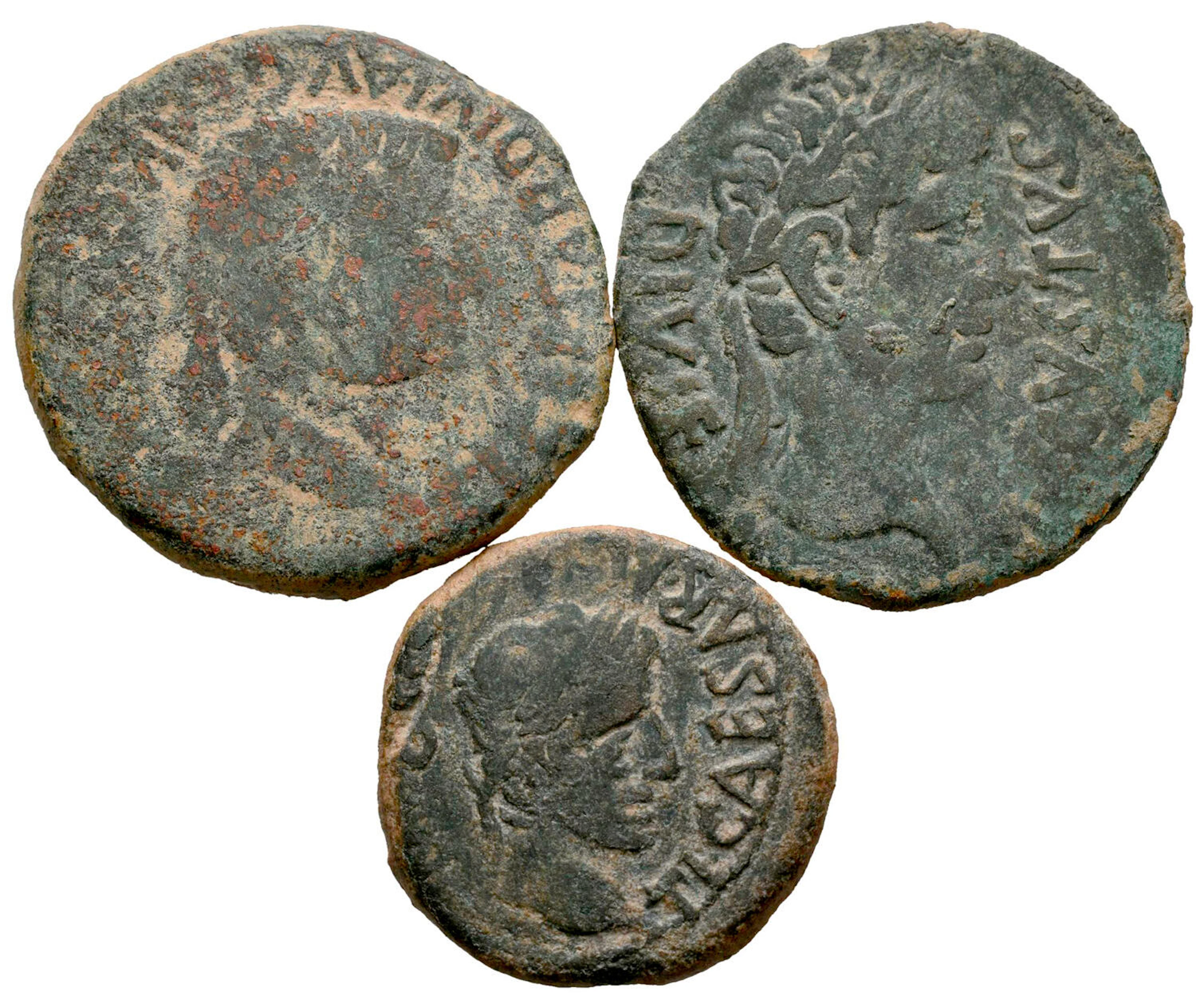 Lot of 3 coins from ancient Hispania