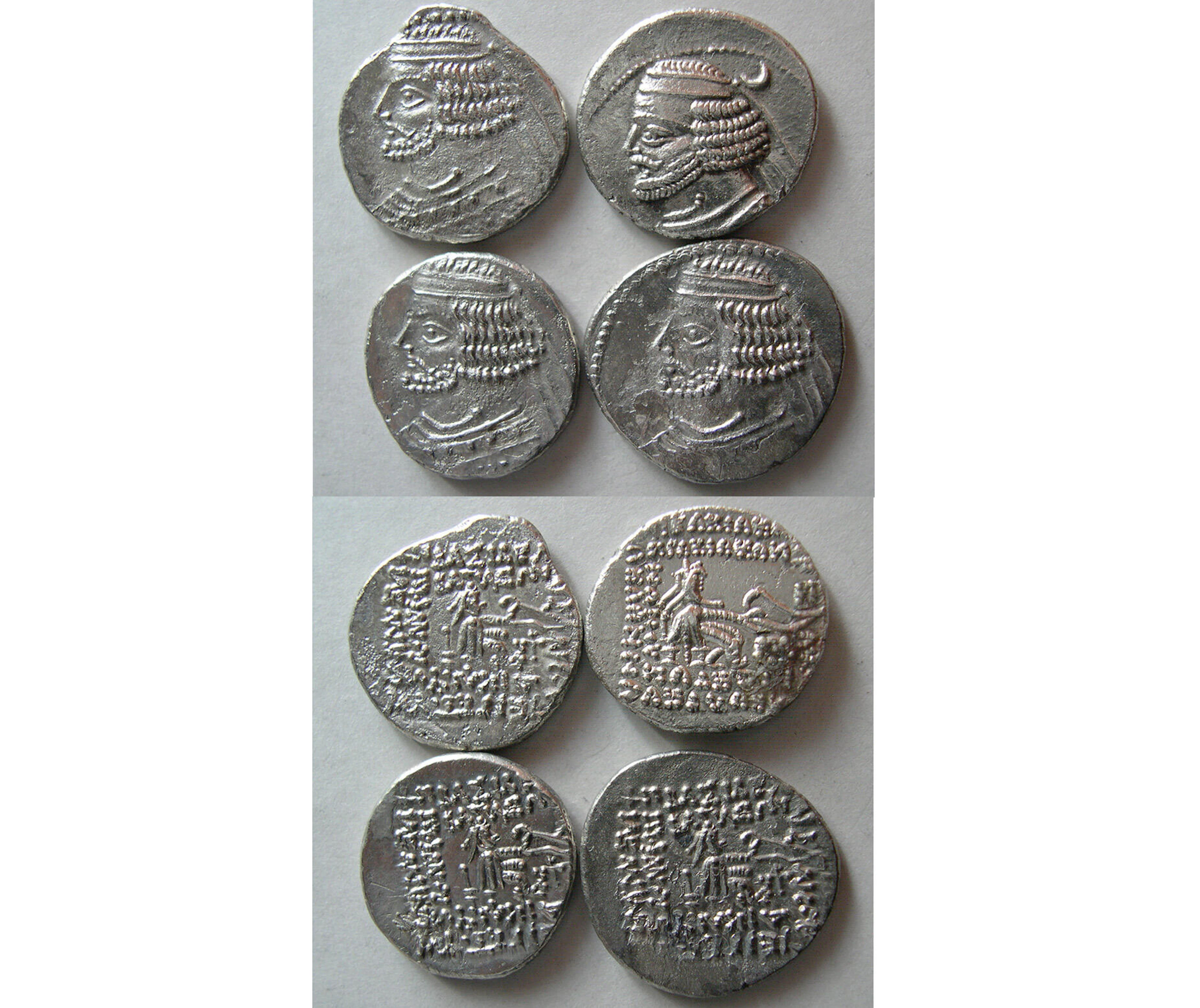 GROUP LOT of 4 Parthian Kings