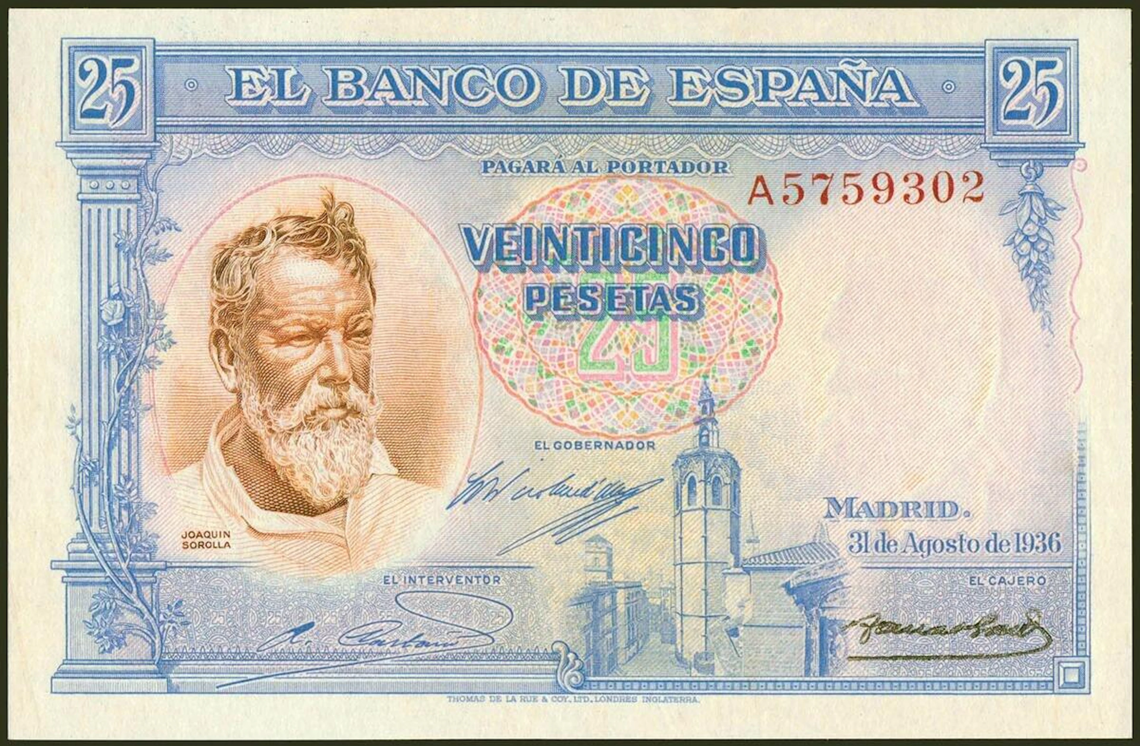 25 Pesetas