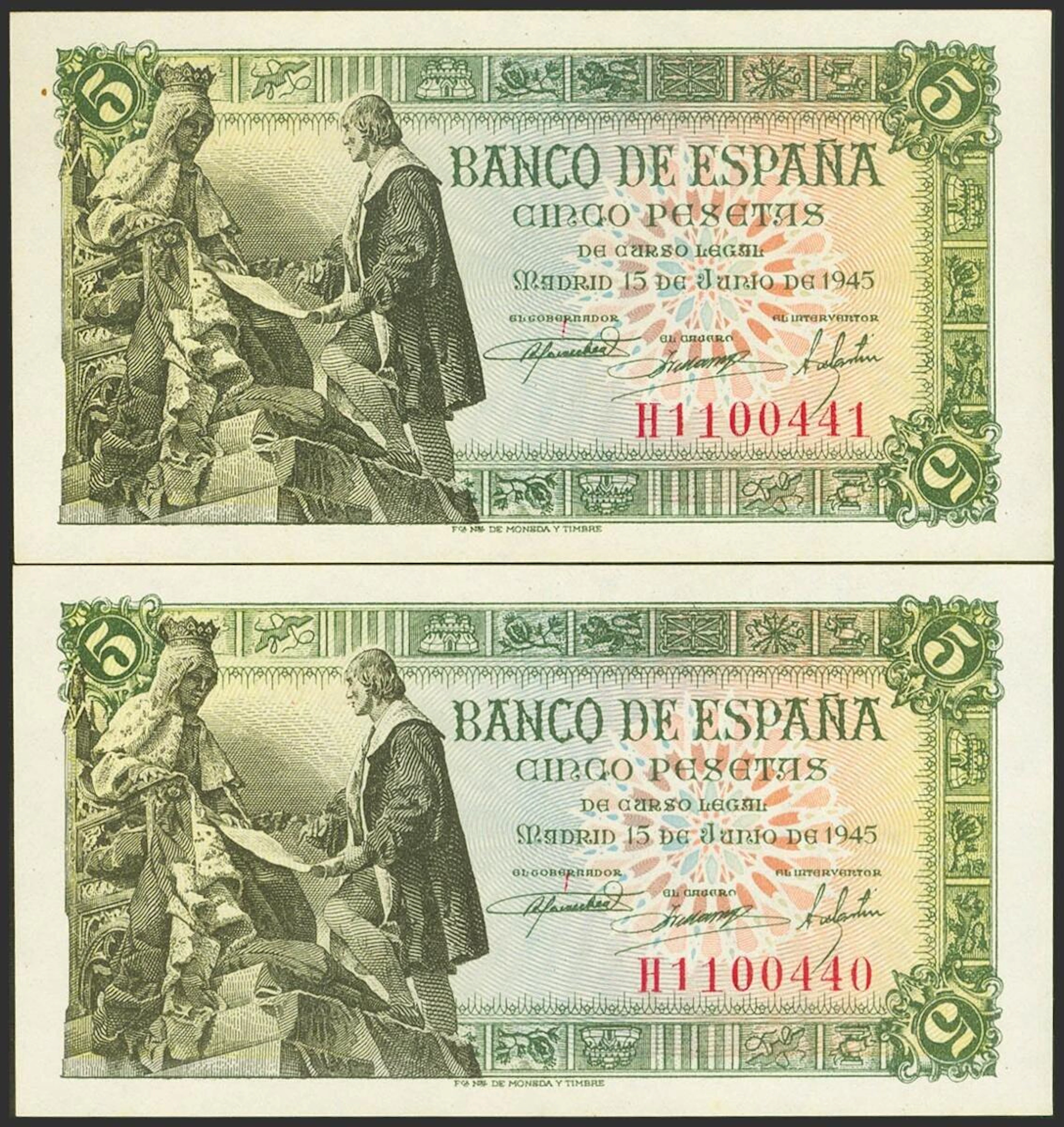 5 Pesetas