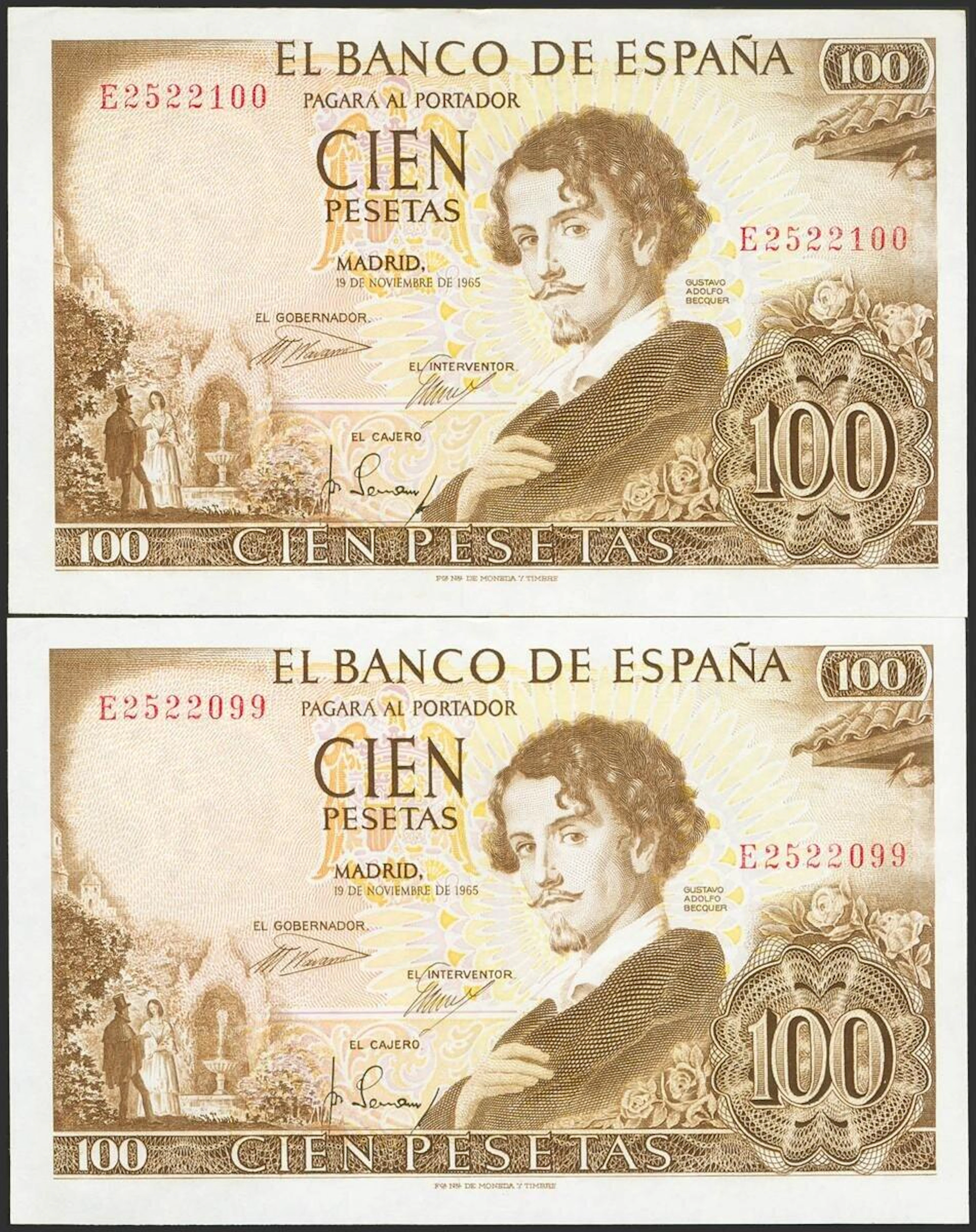 100 Pesetas