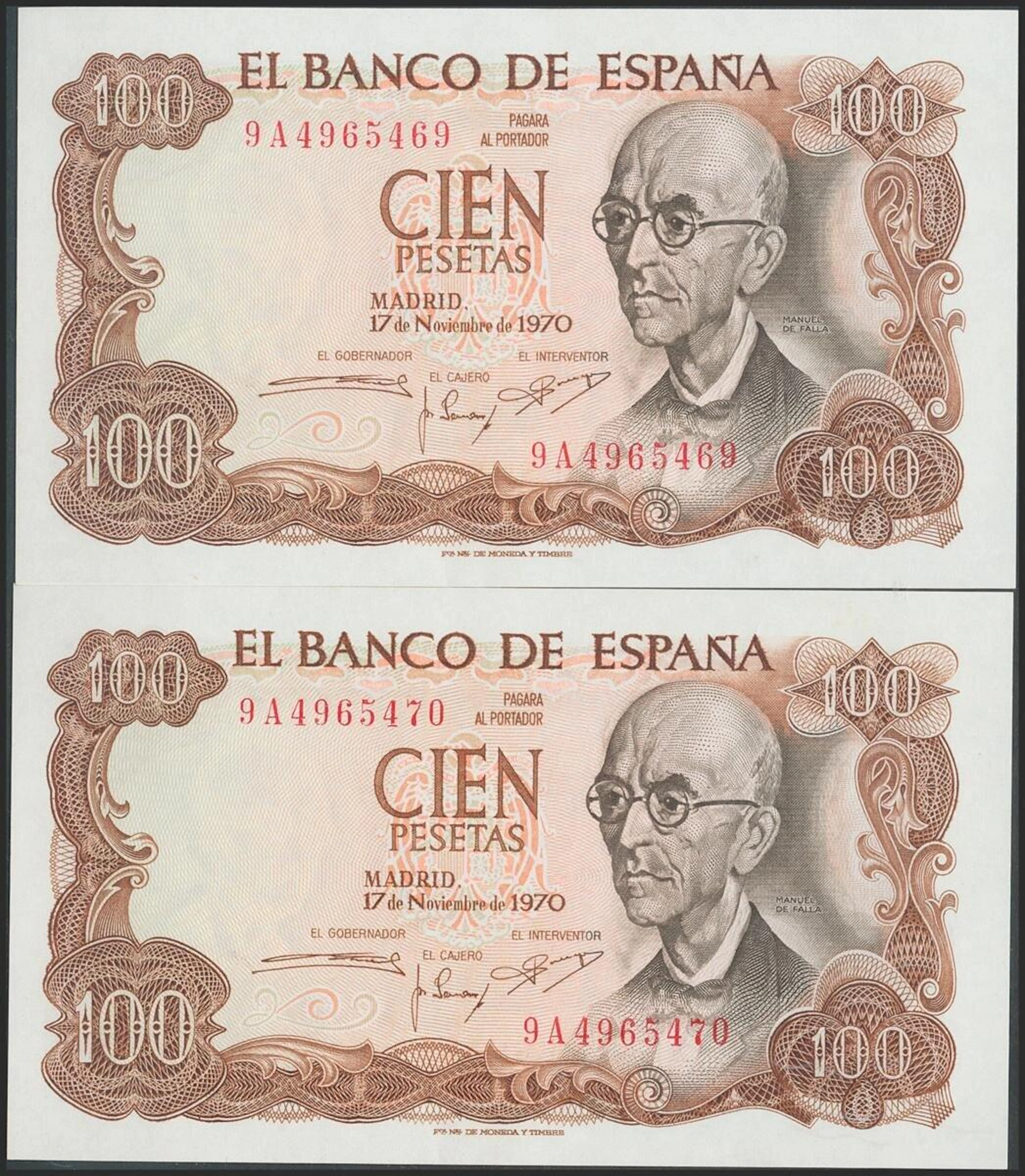 100 Pesetas