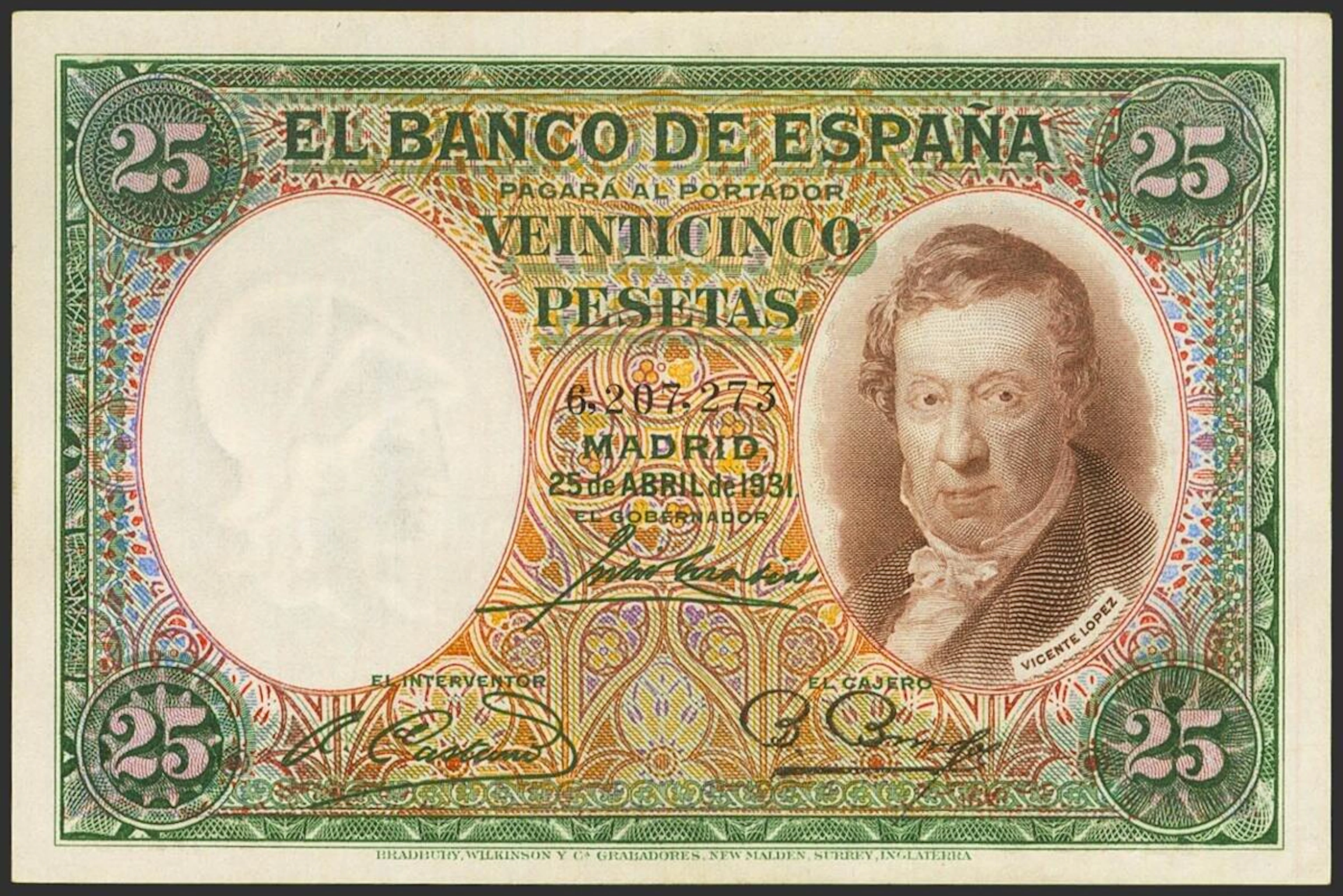 25 Pesetas
