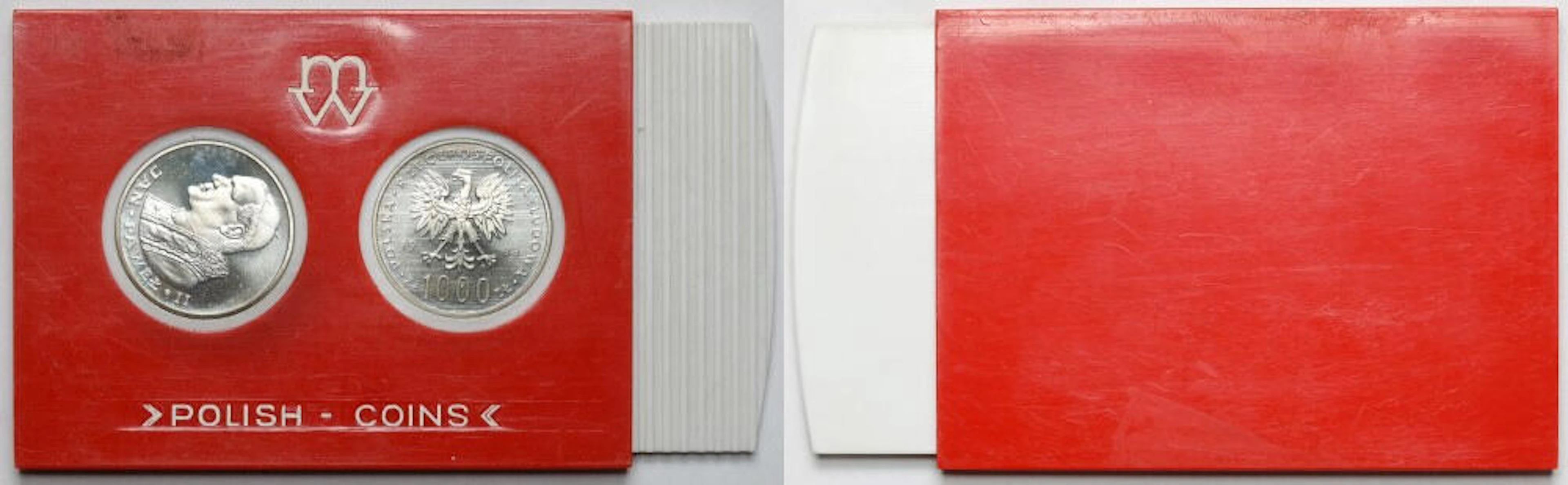 1.000 złotych 1983 Jan Paweł II - w pudełku Mennicy (2szt)