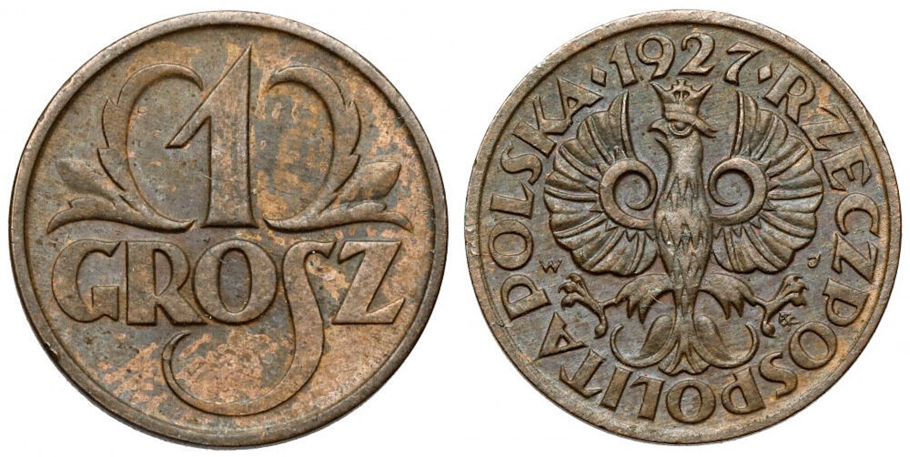 1 grosz 1927