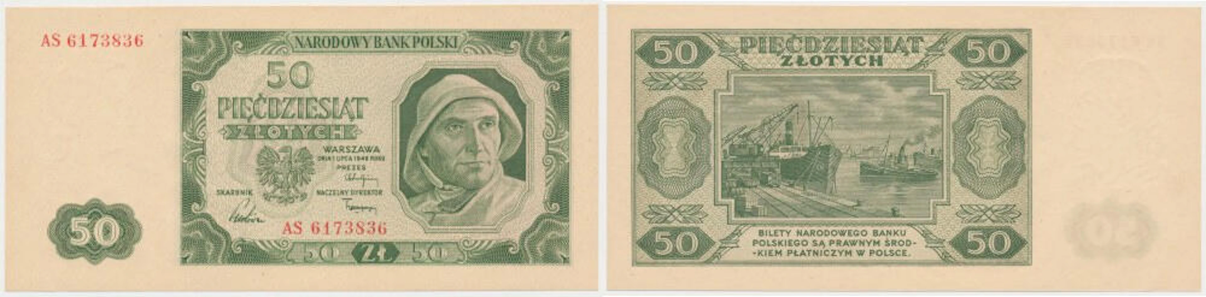 50 złotych 1948 - AS
