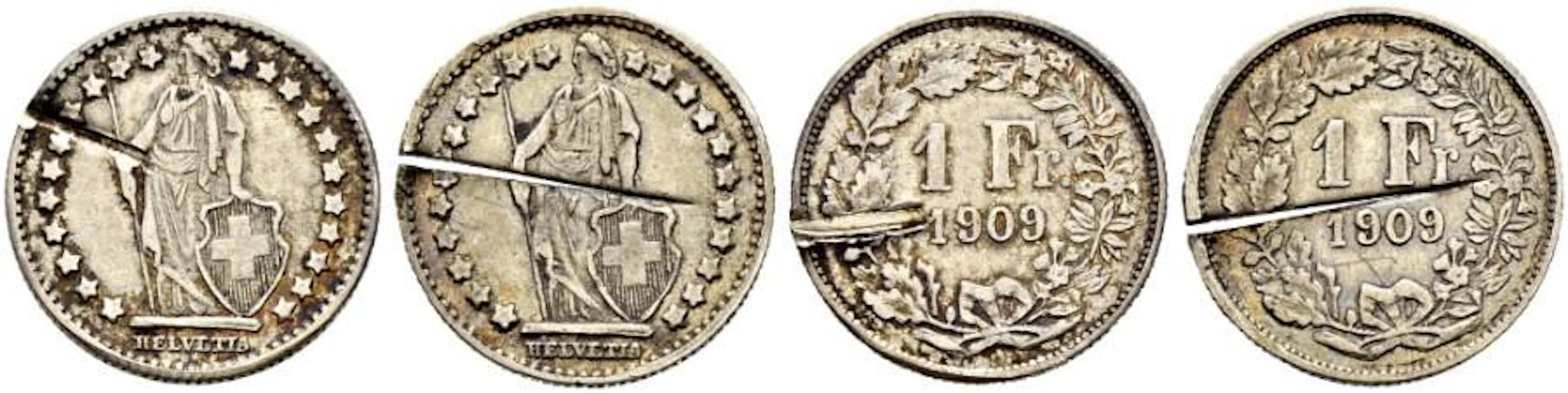 Prägungen in Silber - aus der Zeit