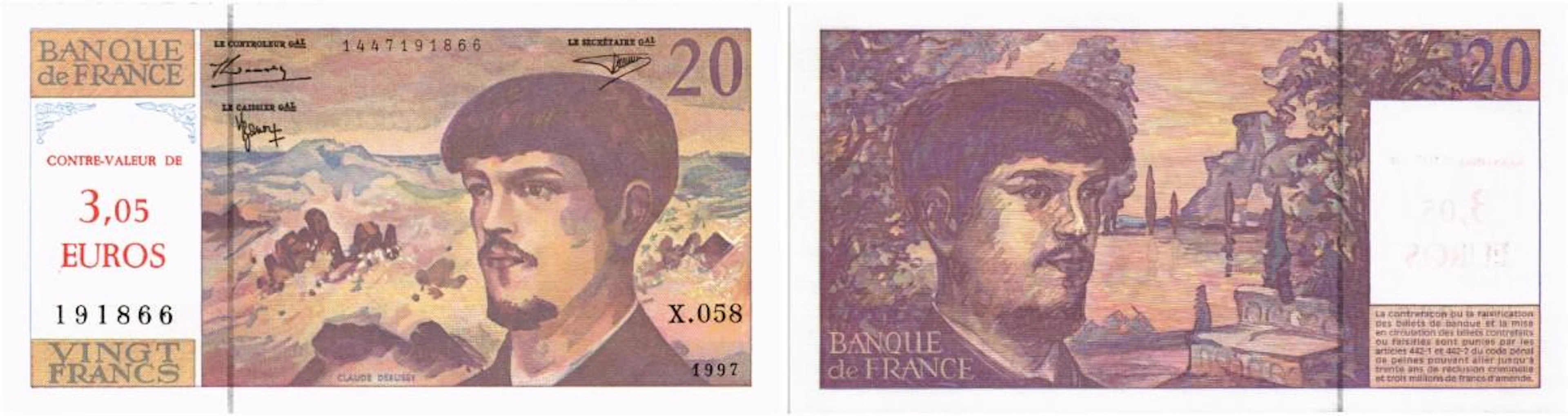 FRANKREICH 5. REPUBLIK (1958-). Banque de France.