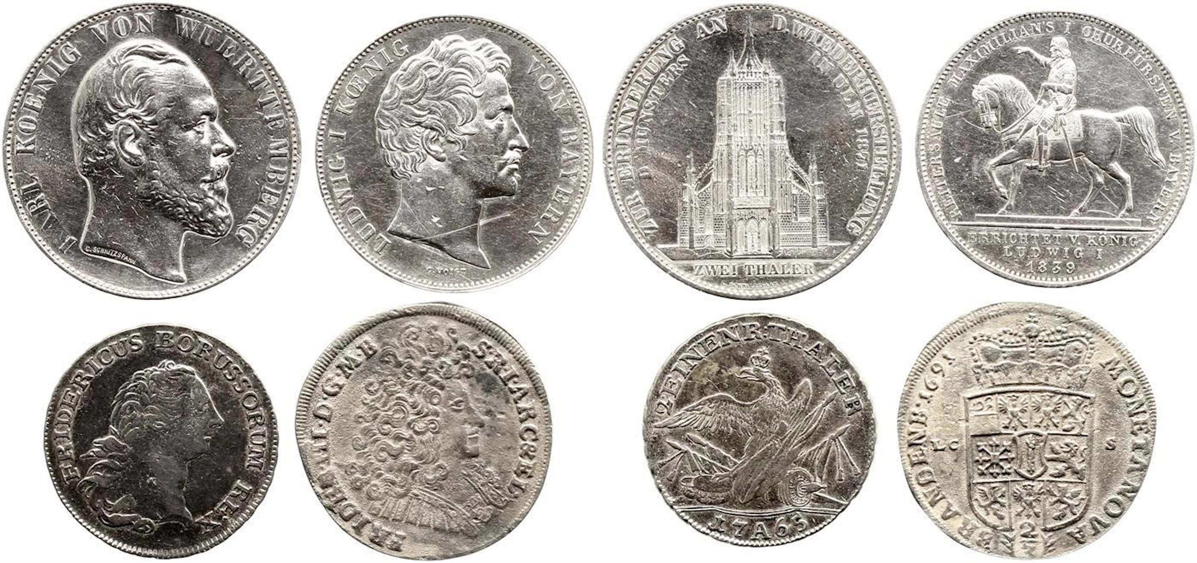 Deutsche Münzen bis 1871