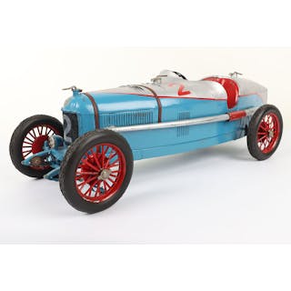 Scarce 1930’s CIJ (France) Alfa Romeo P2 Clockwork Racing Car with