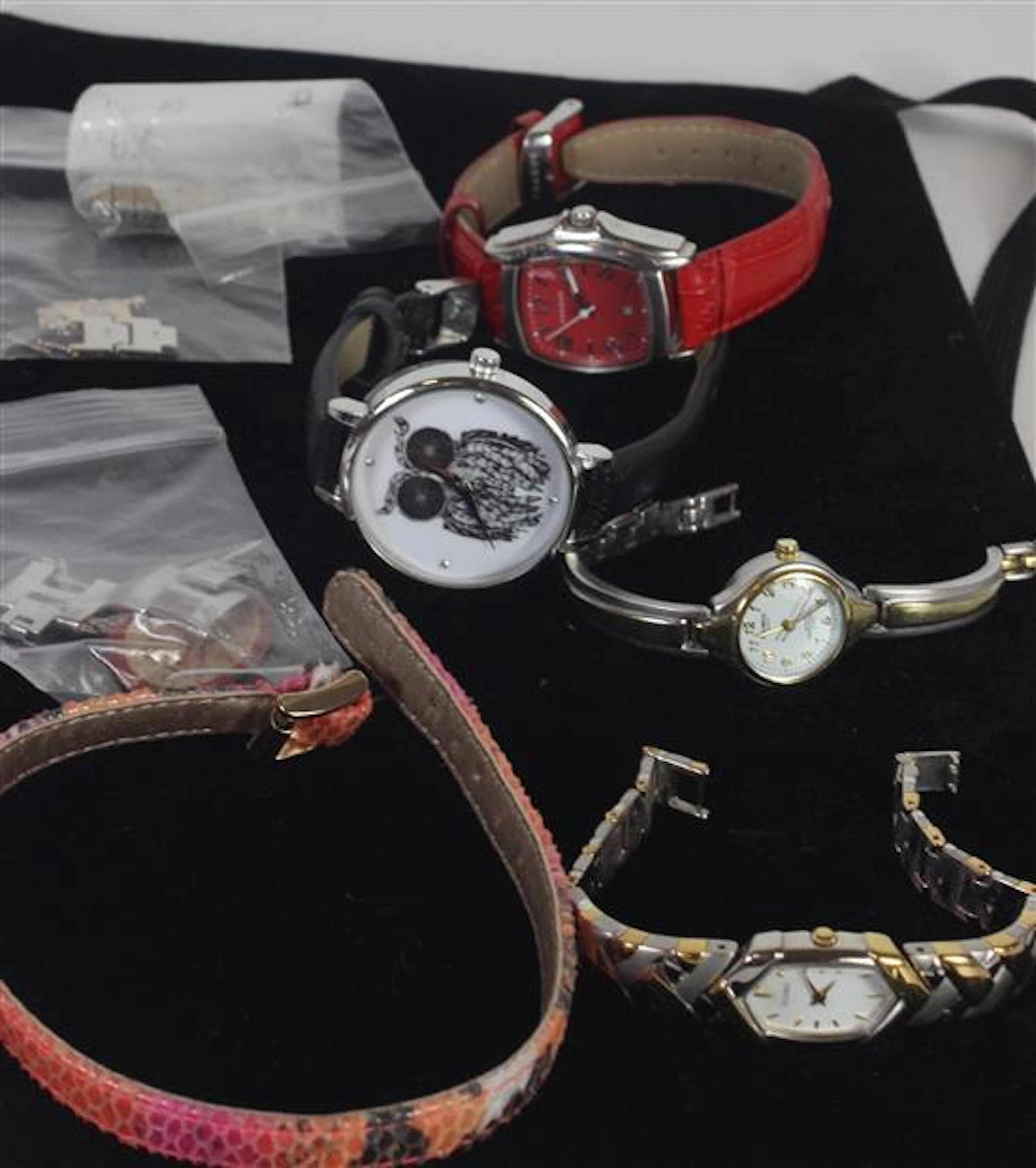 WATCHES AND WATCH PARTS INCLUDING: VERA PELLE PRAGUE WATCH SERIAL #129736