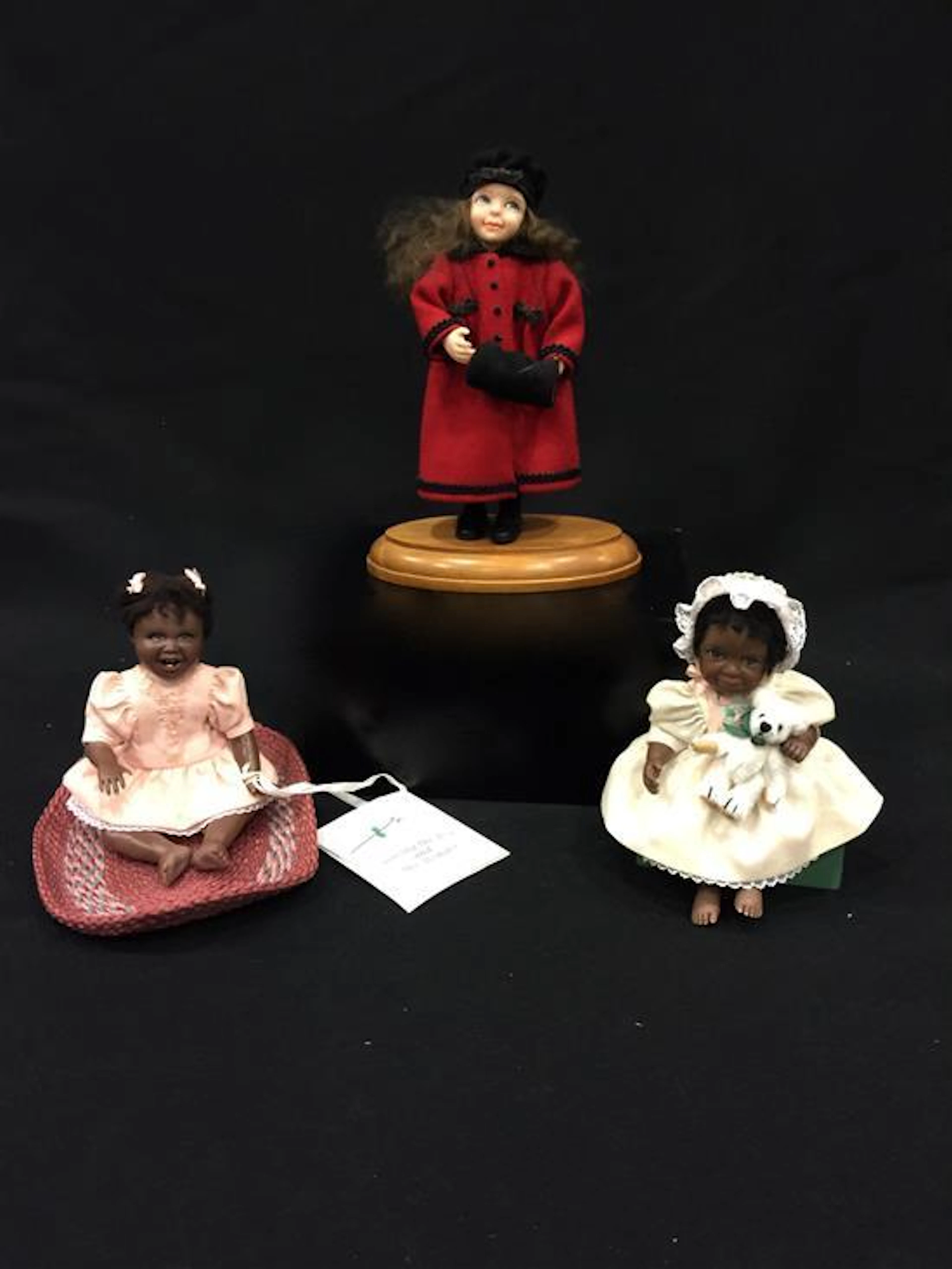 (3) WEE WONDERS RESIN ARTIST DOLLS BY ROSE CODDAIRE...