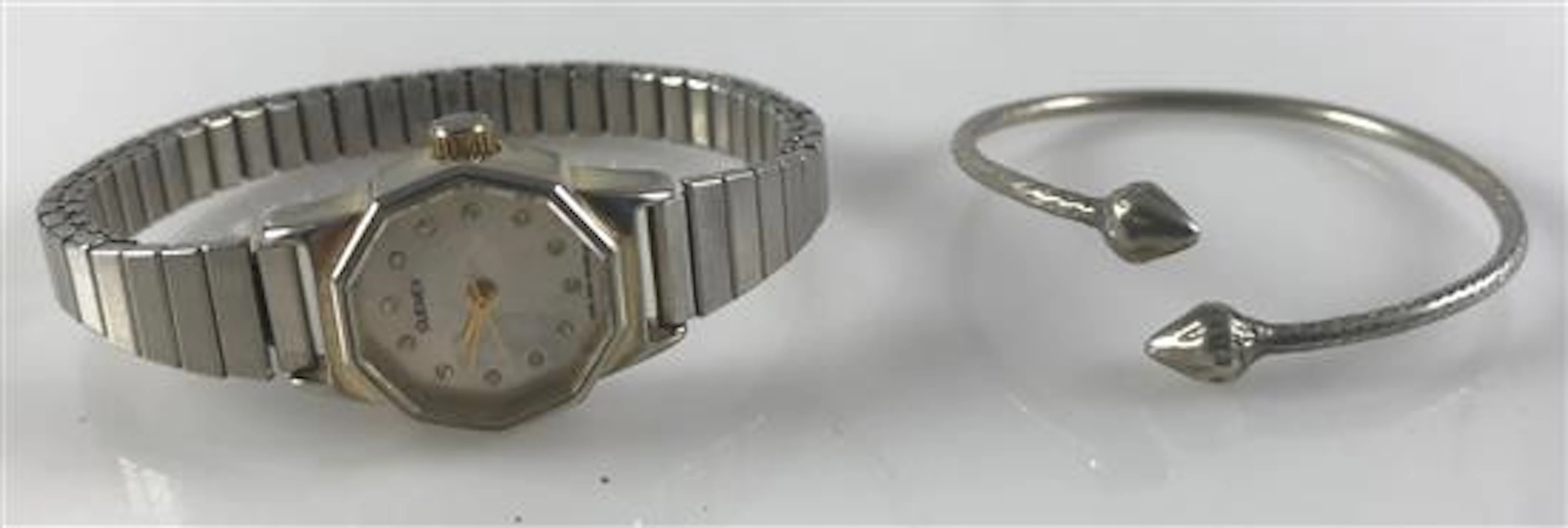 SILVER TONE ACCESSORIES INCLUDING ENGRAVED CHILD'S...