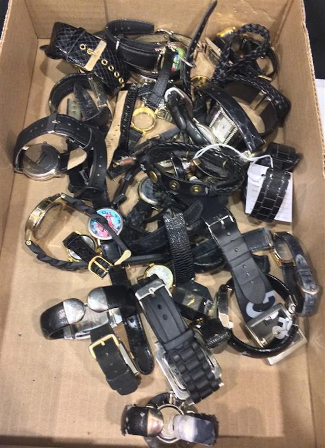 LOT OF MORE THAN TWO DOZEN LADIES' WRIST WATCHES WITH...