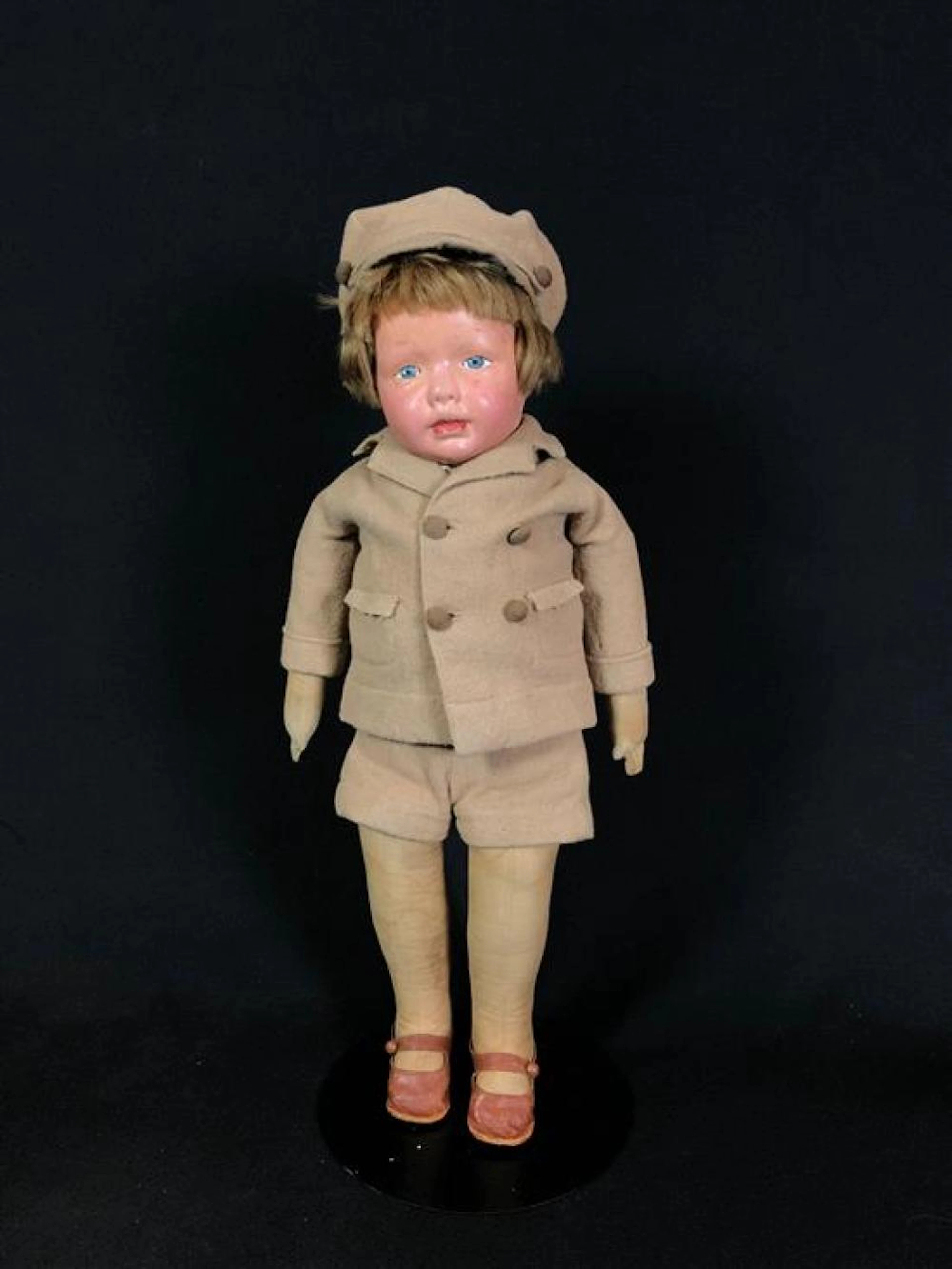 18" KAMKINS ALL CLOTH BOY IN LIKELY ORIGINAL COSTUME