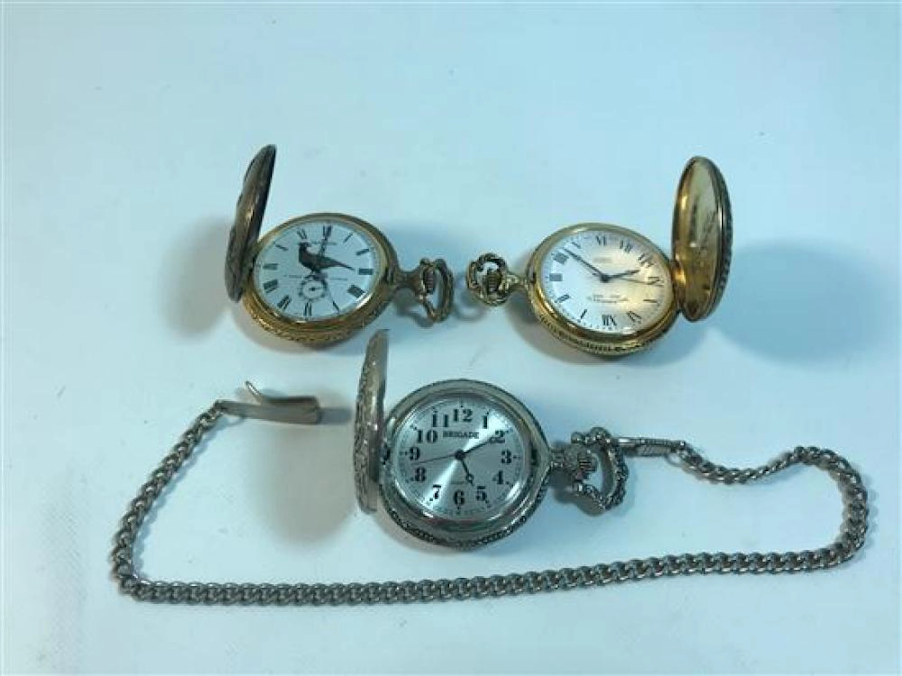 THREE POCKET WATCHES
