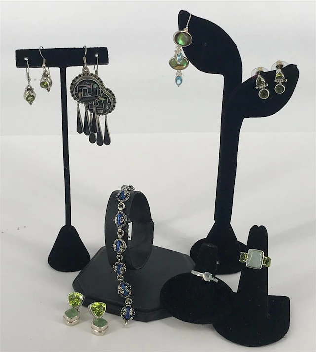 LOT OF STERLING SILVER JEWELRY
