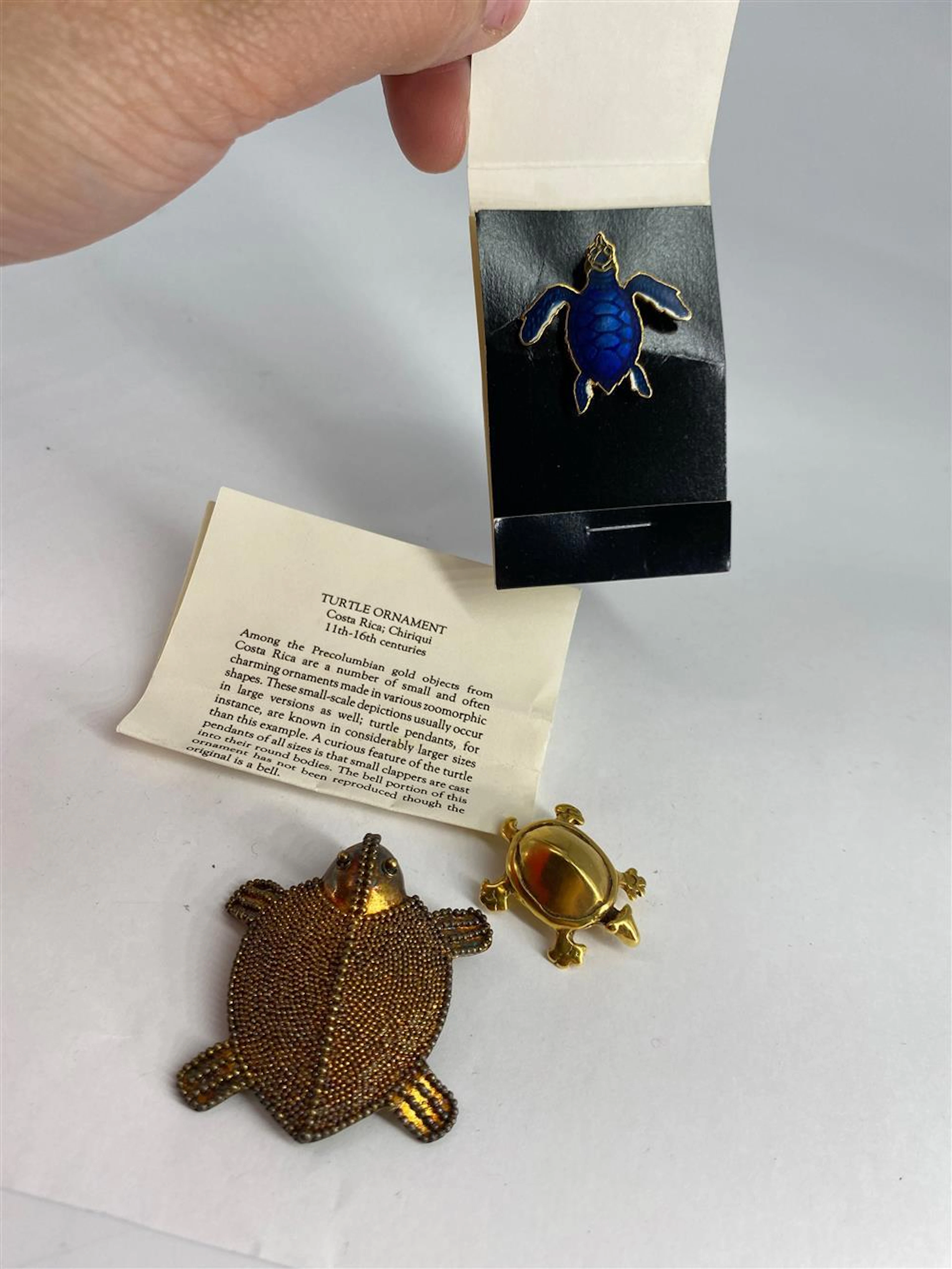 THREE TURTLE PINS