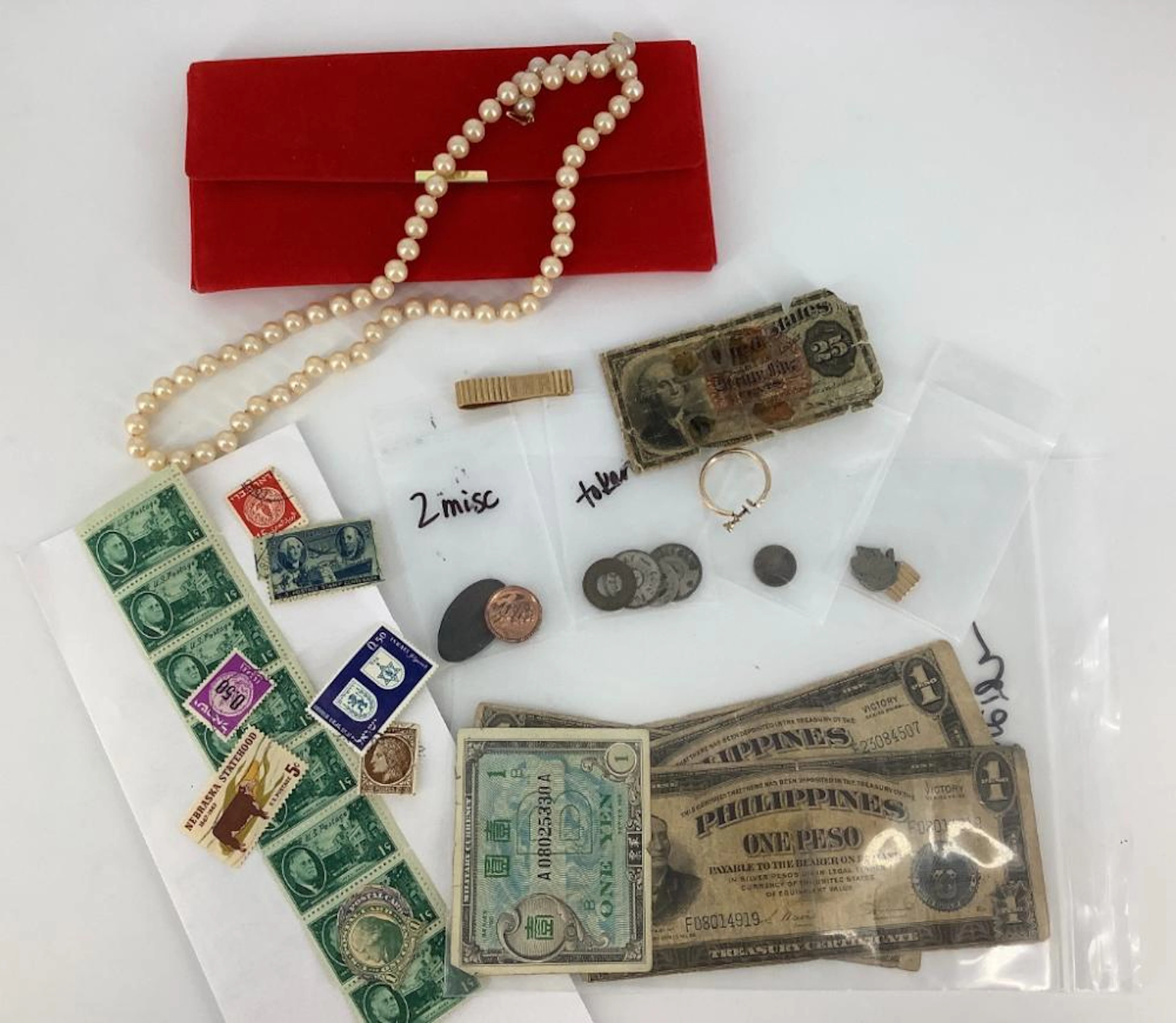 Assorted Currency & Accessories