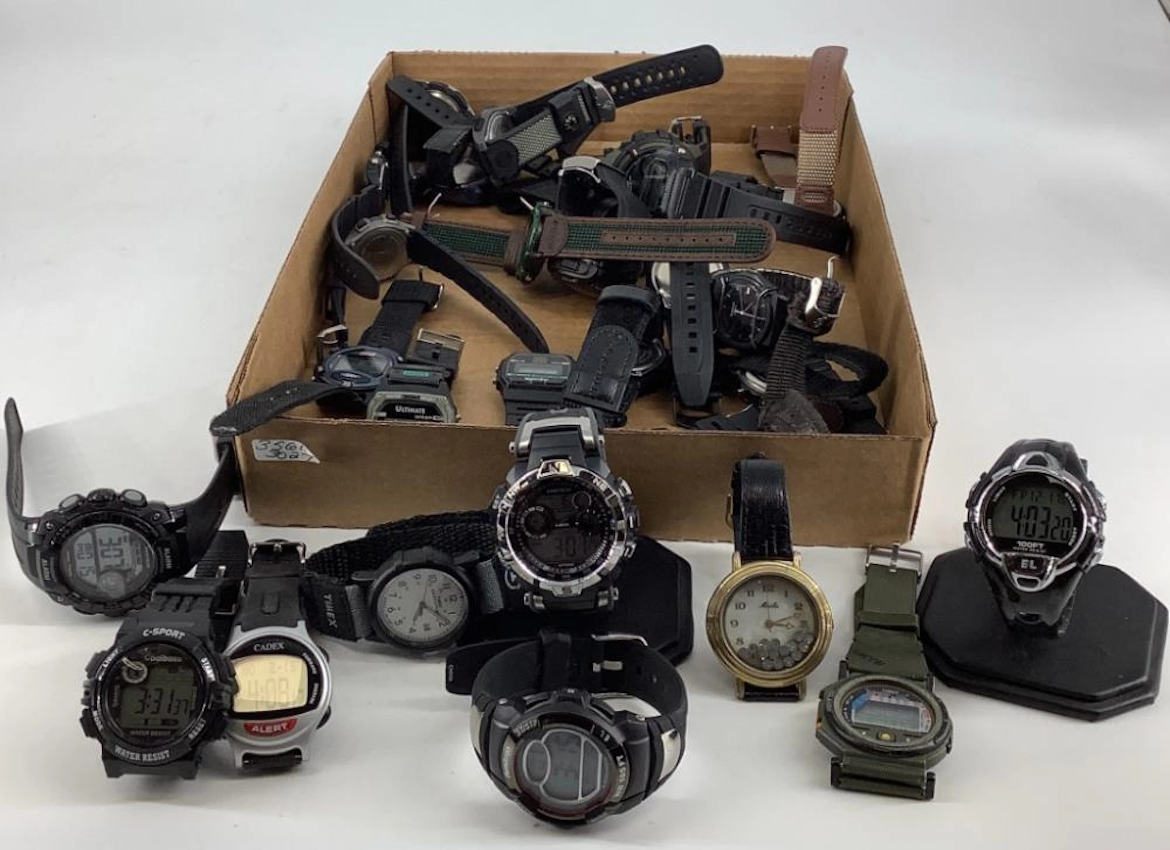 Box Lot Of Wrist Watches