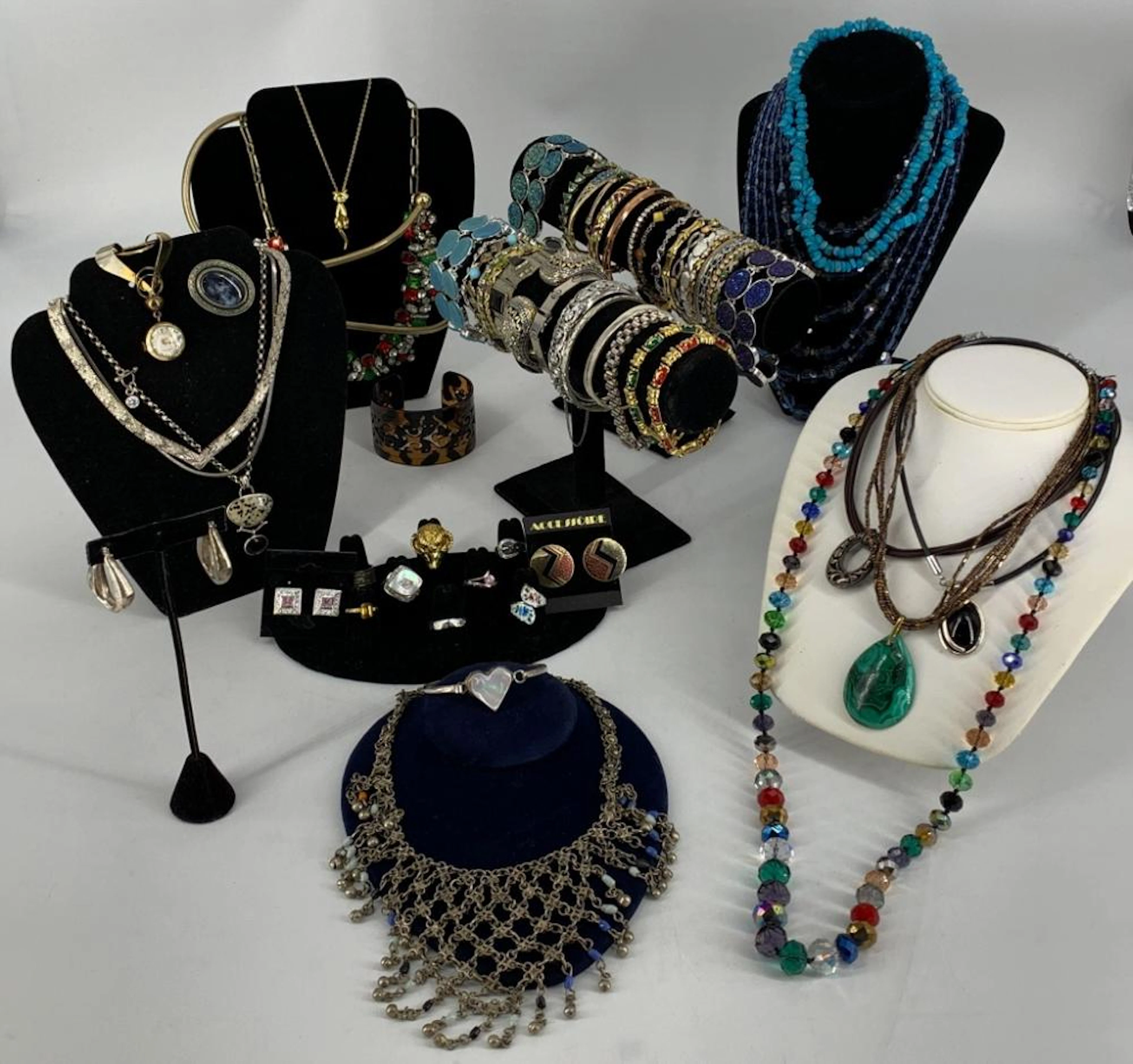 Lot of Assorted Fashion Jewelry + Accessories