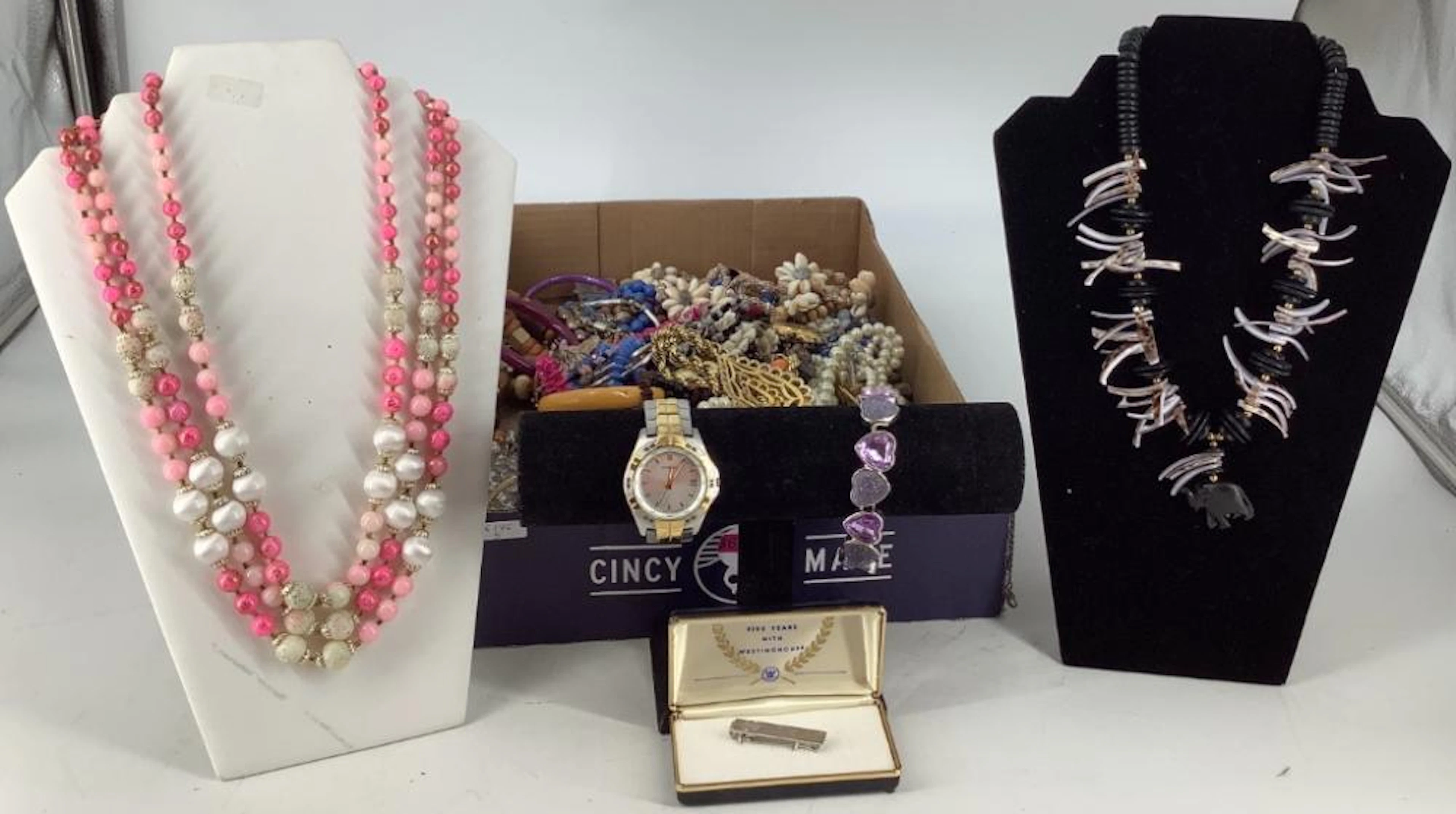 Lot of Assorted Fashion + Costume Jewelry and Accessories