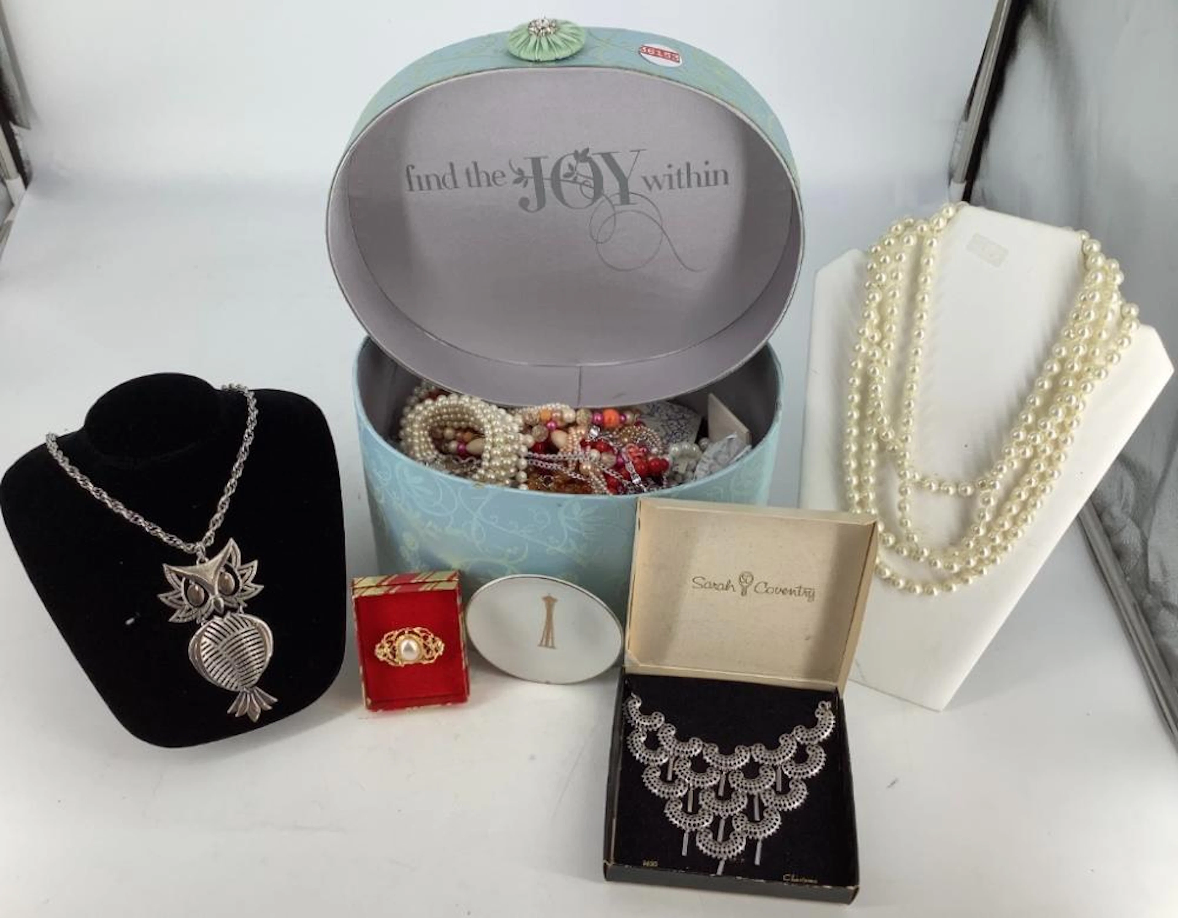 Box Lot Of Vintage Accessories