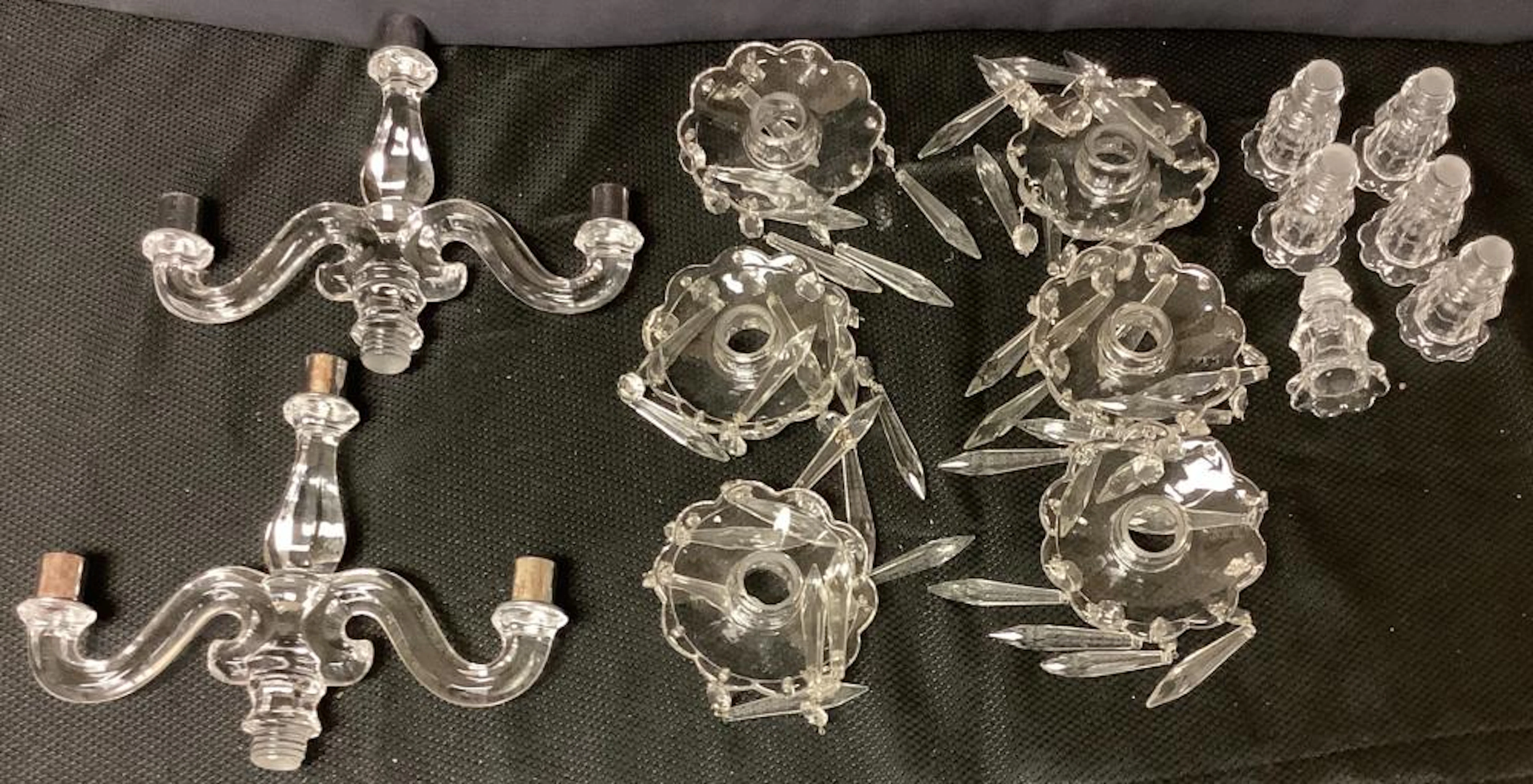 Heisey Colonial 3 light candelabra parts