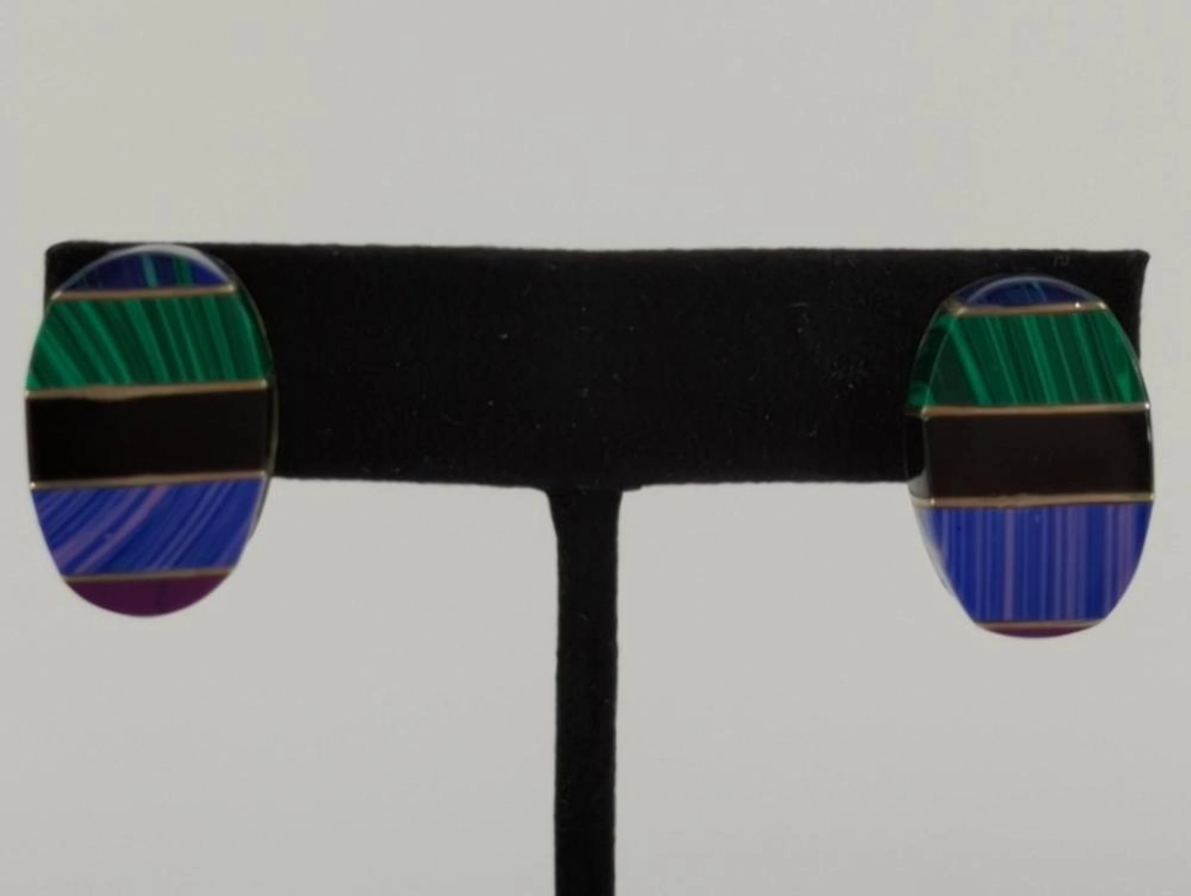 Sterling Silver Semi-Precious Stone Earrings