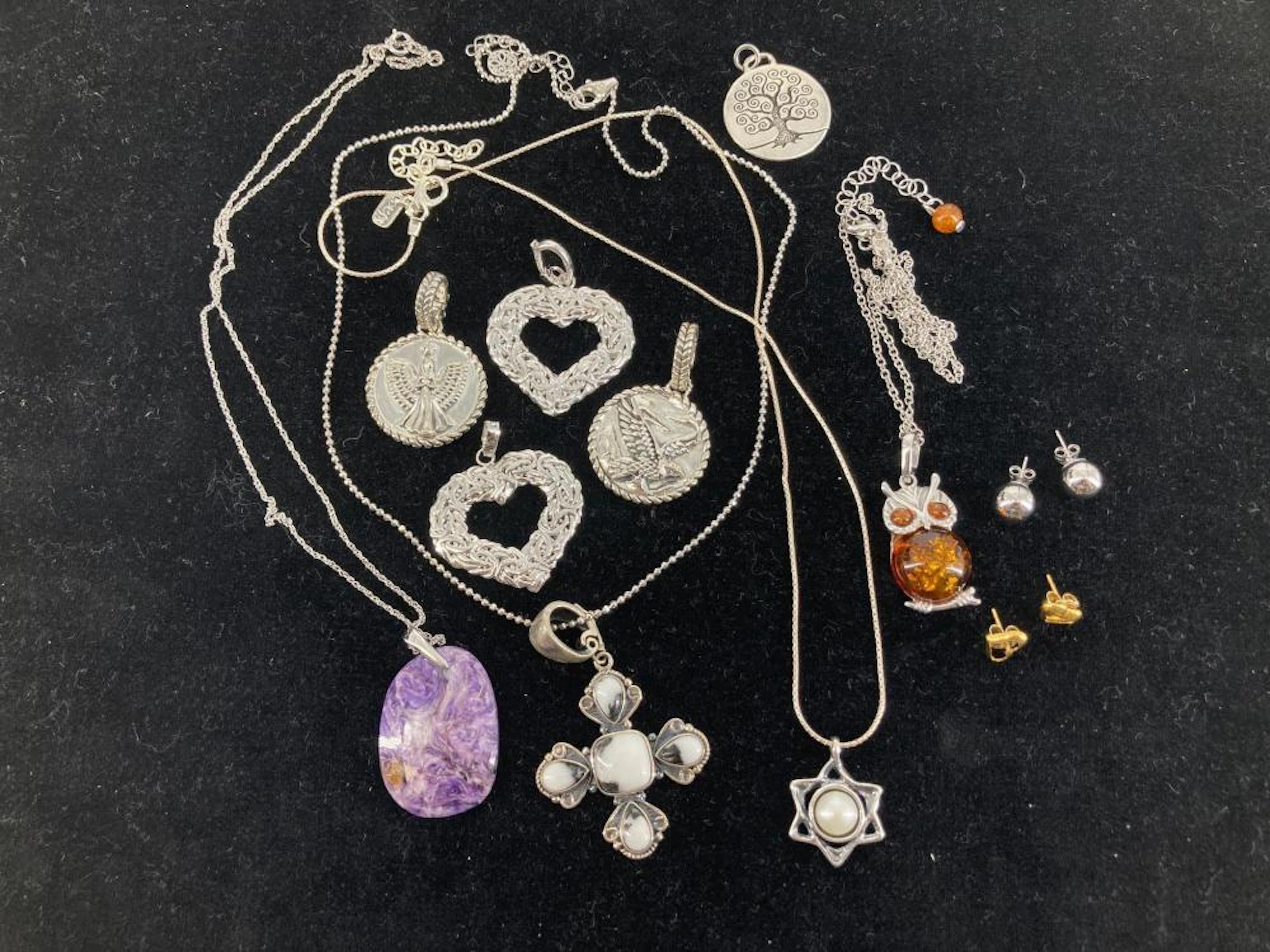 Lot of Mostly Sterling Silver Jewelry