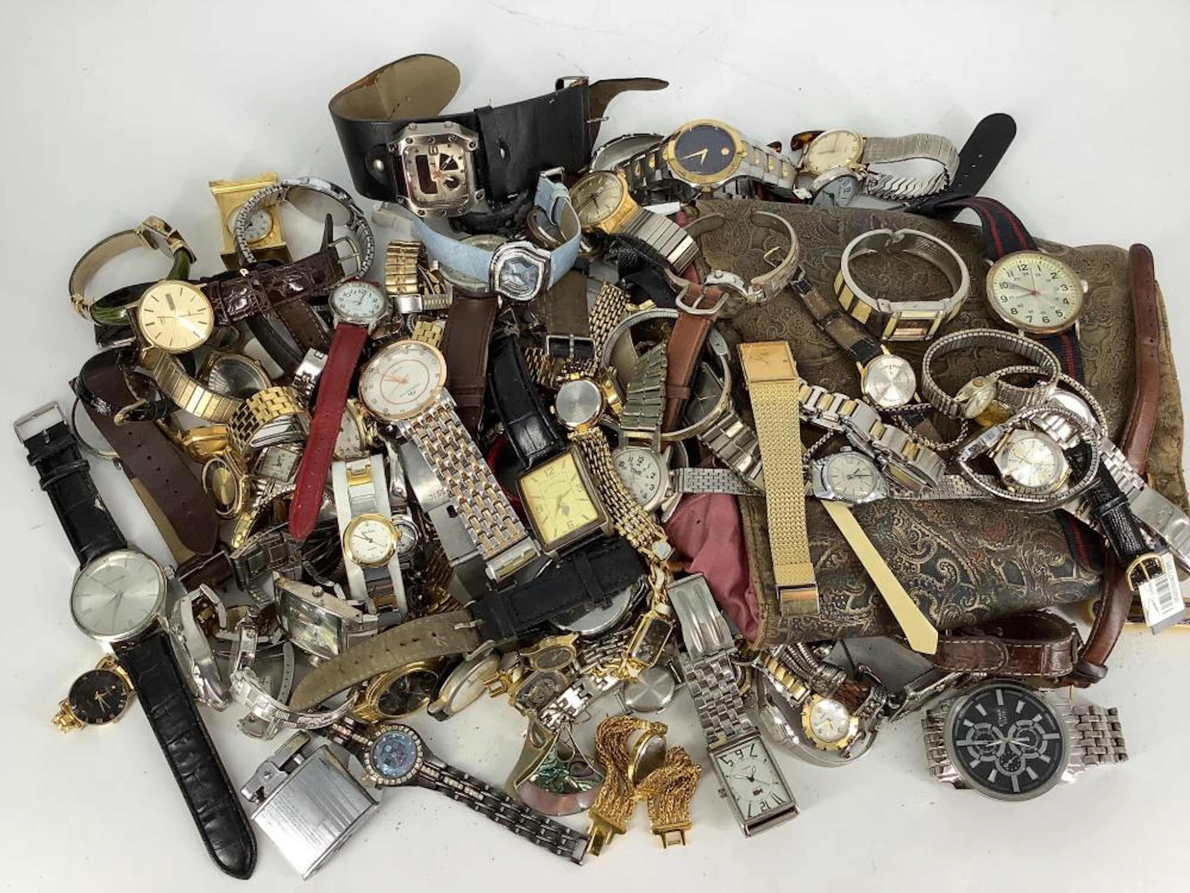 Box Lot Assorted Modern Wrist Watches