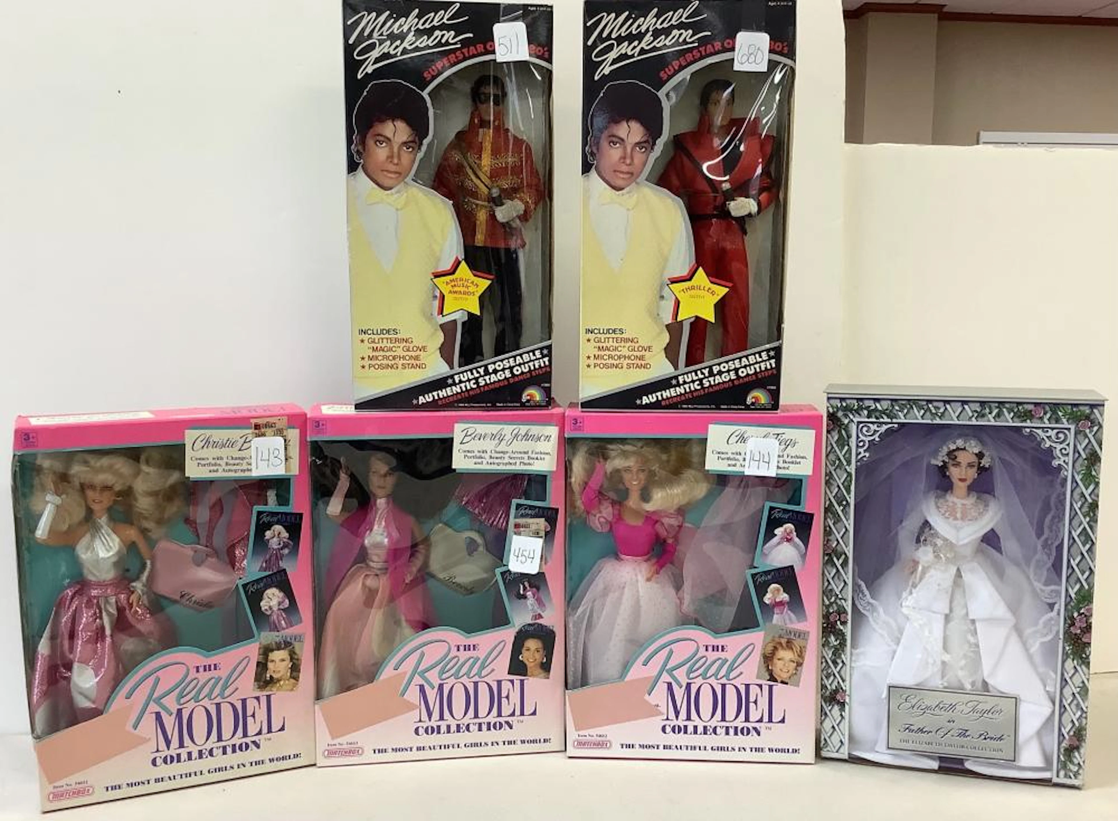 Lot of 6 Dolls including (3) Matchbox The Real Model...