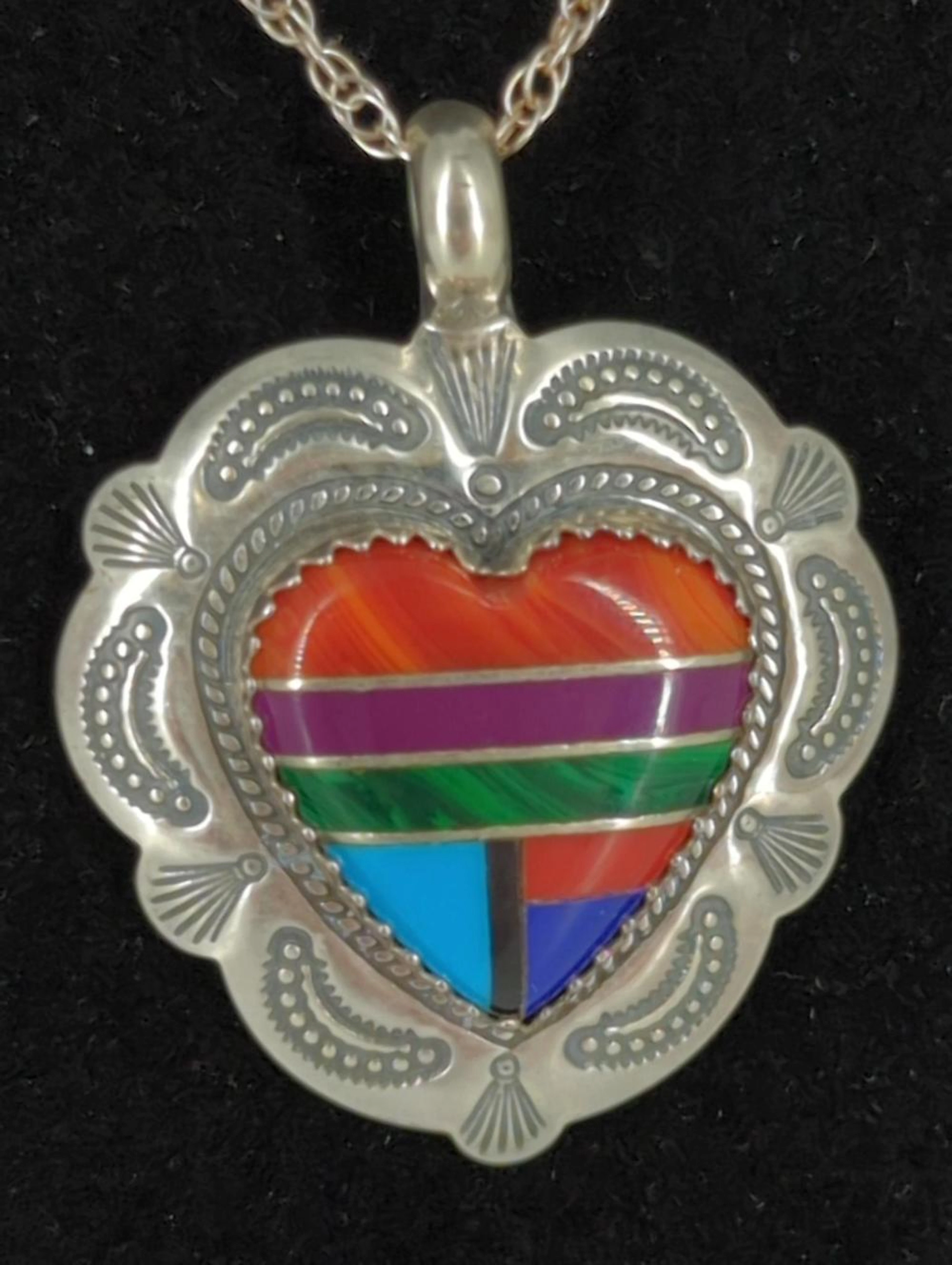 Sterling Silver Southwestern Style Necklace
