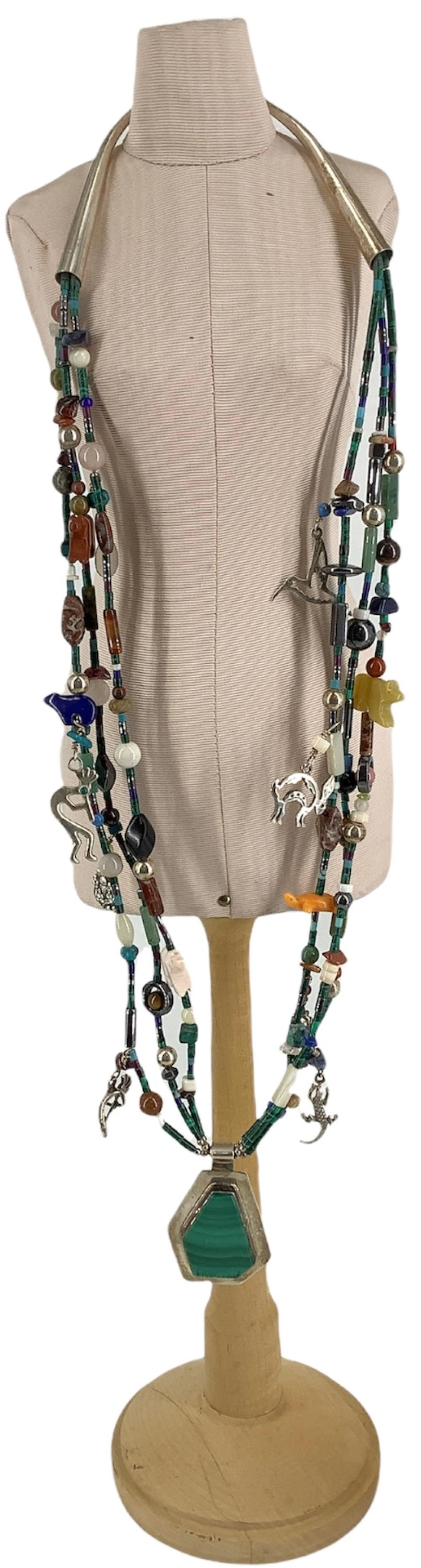 Stunning One Of A Kind Southwestern Statement Necklace
