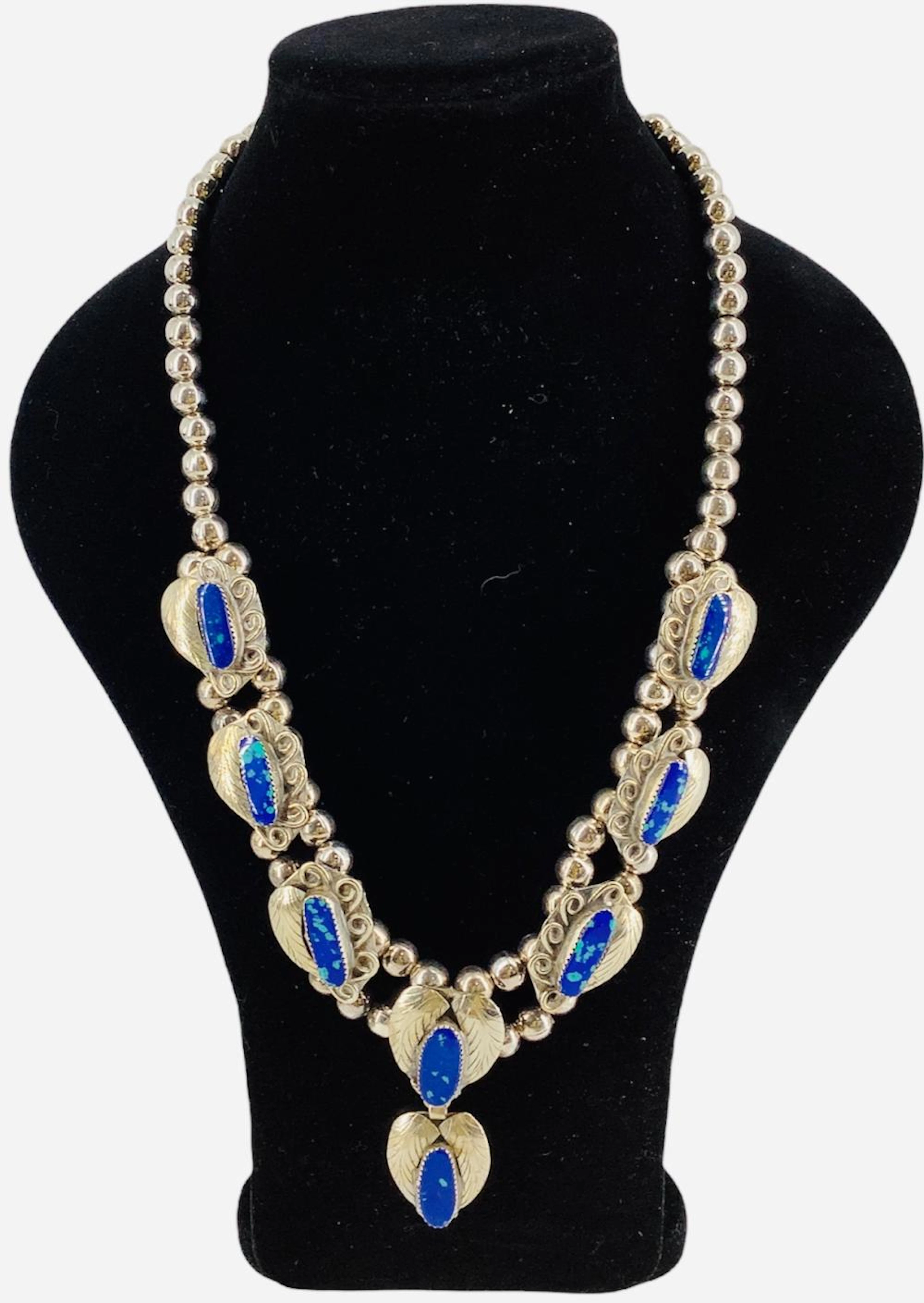 Silver Tone Southwestern Style Necklace