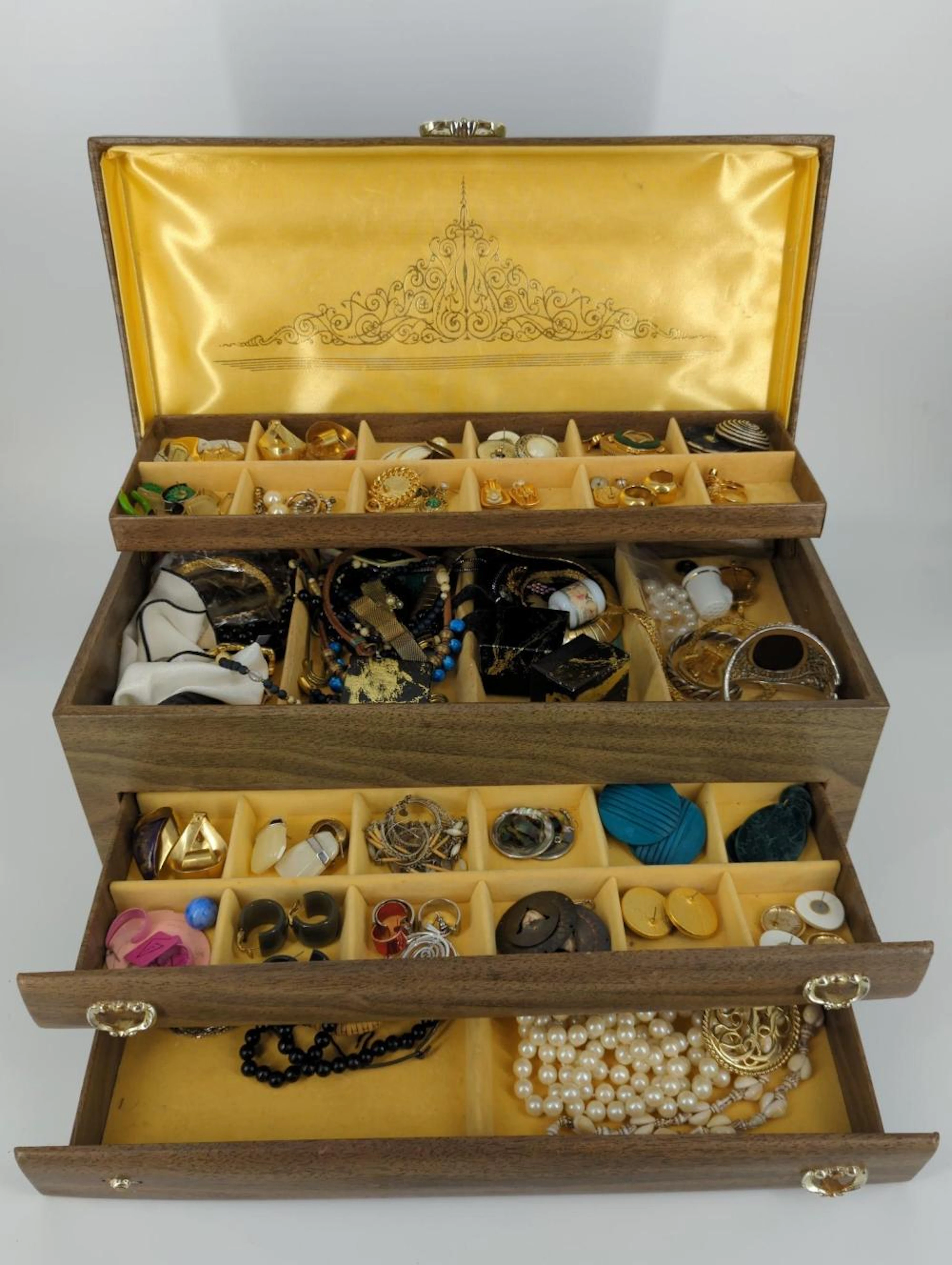 Jewelry Box with Contents