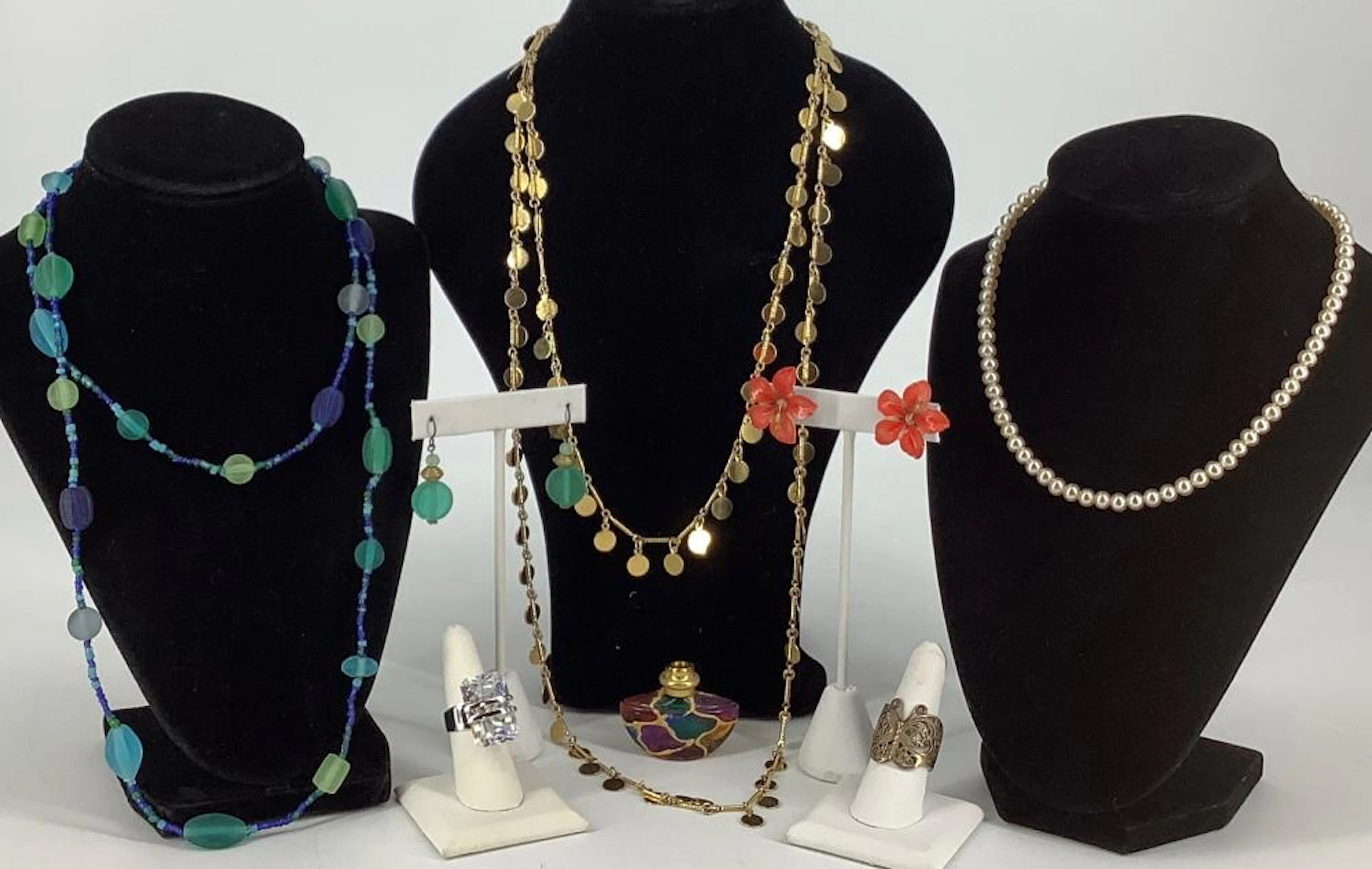 Box Lot Of Jewelry & Accessories