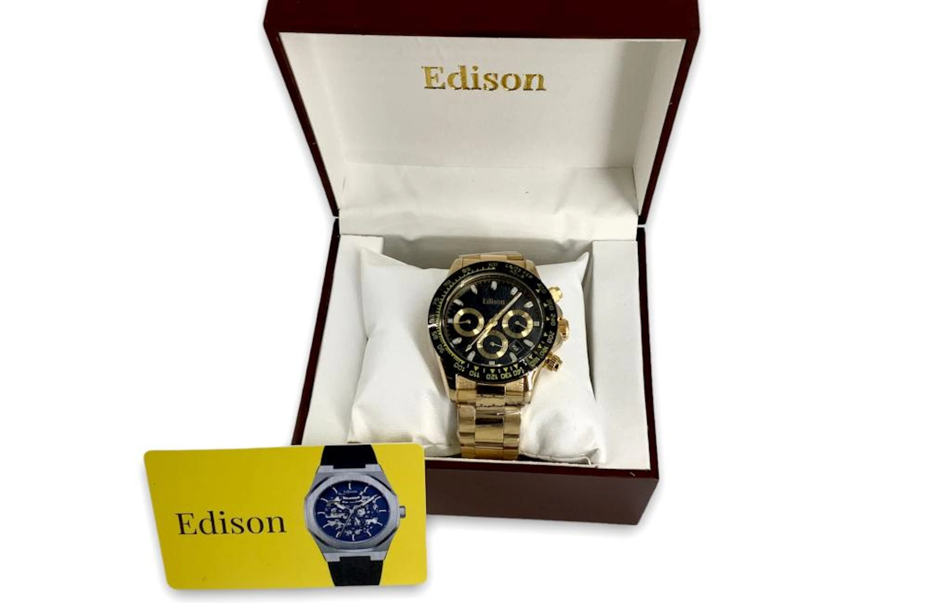 Edison Men's Wrist Watch Chronograph