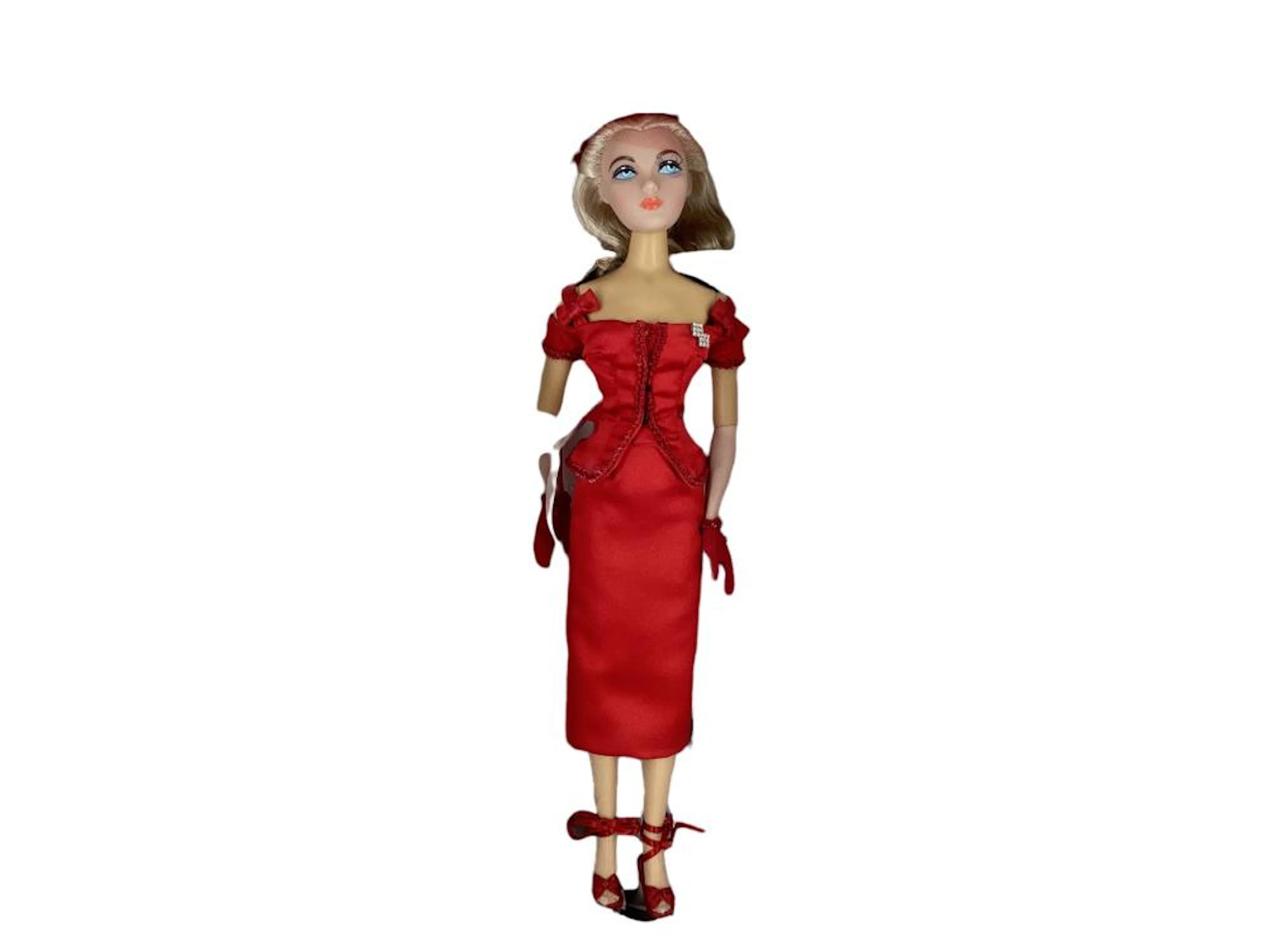Gene Marshall 16" platinum blonde doll wearing "Love...
