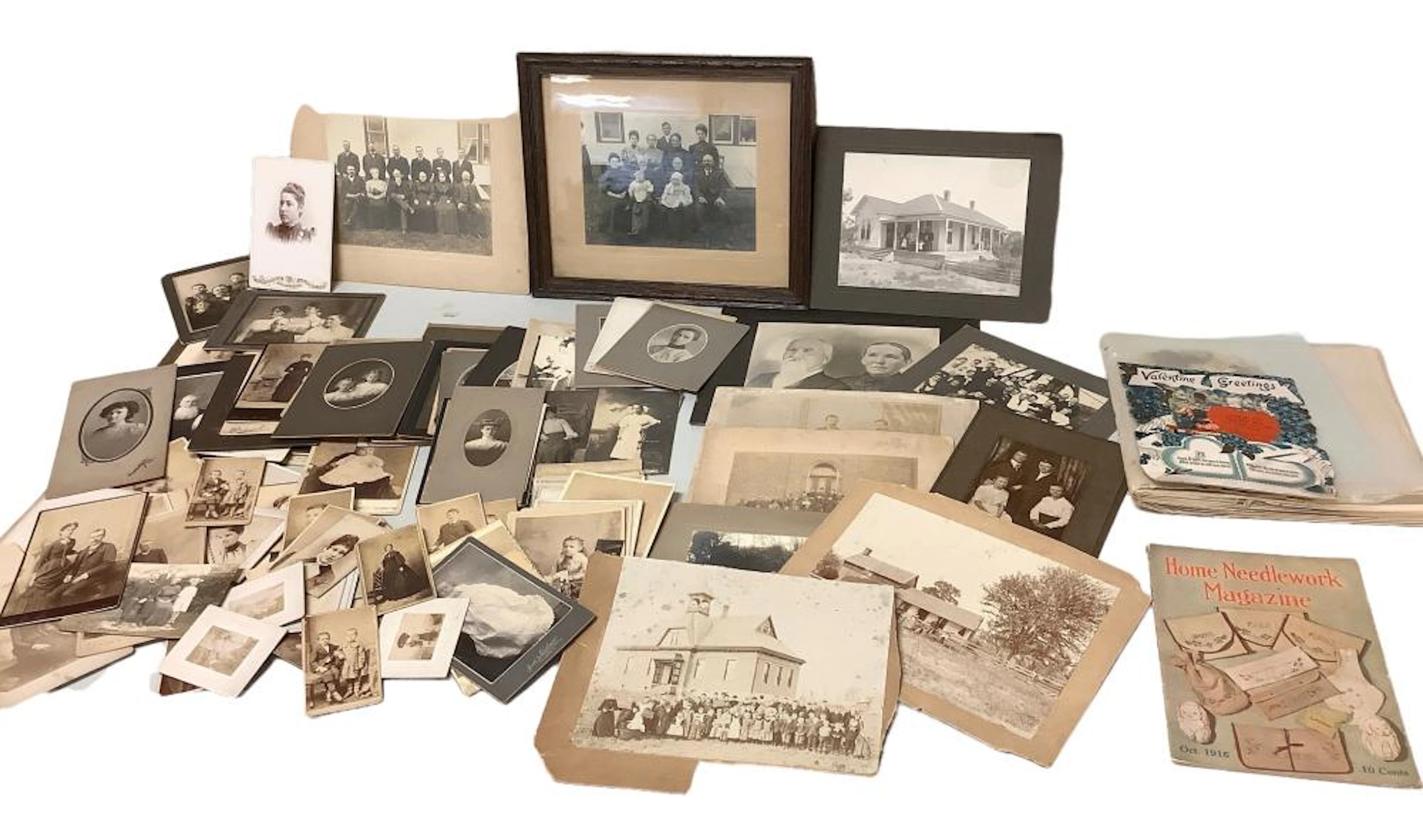 Antique photos and greeting cards