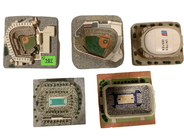 Lot of 5 Sports Arena Collectibles