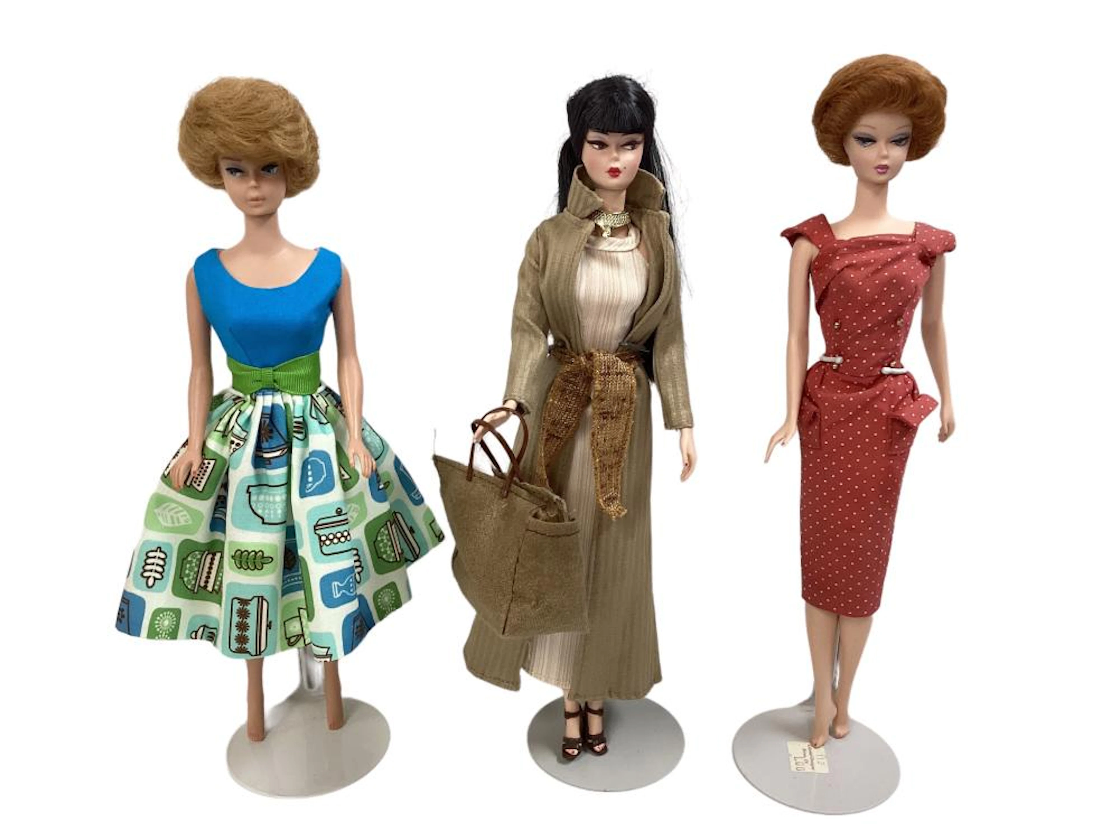 (3) Barbies including (1) Beautiful Blond Bubblecut...