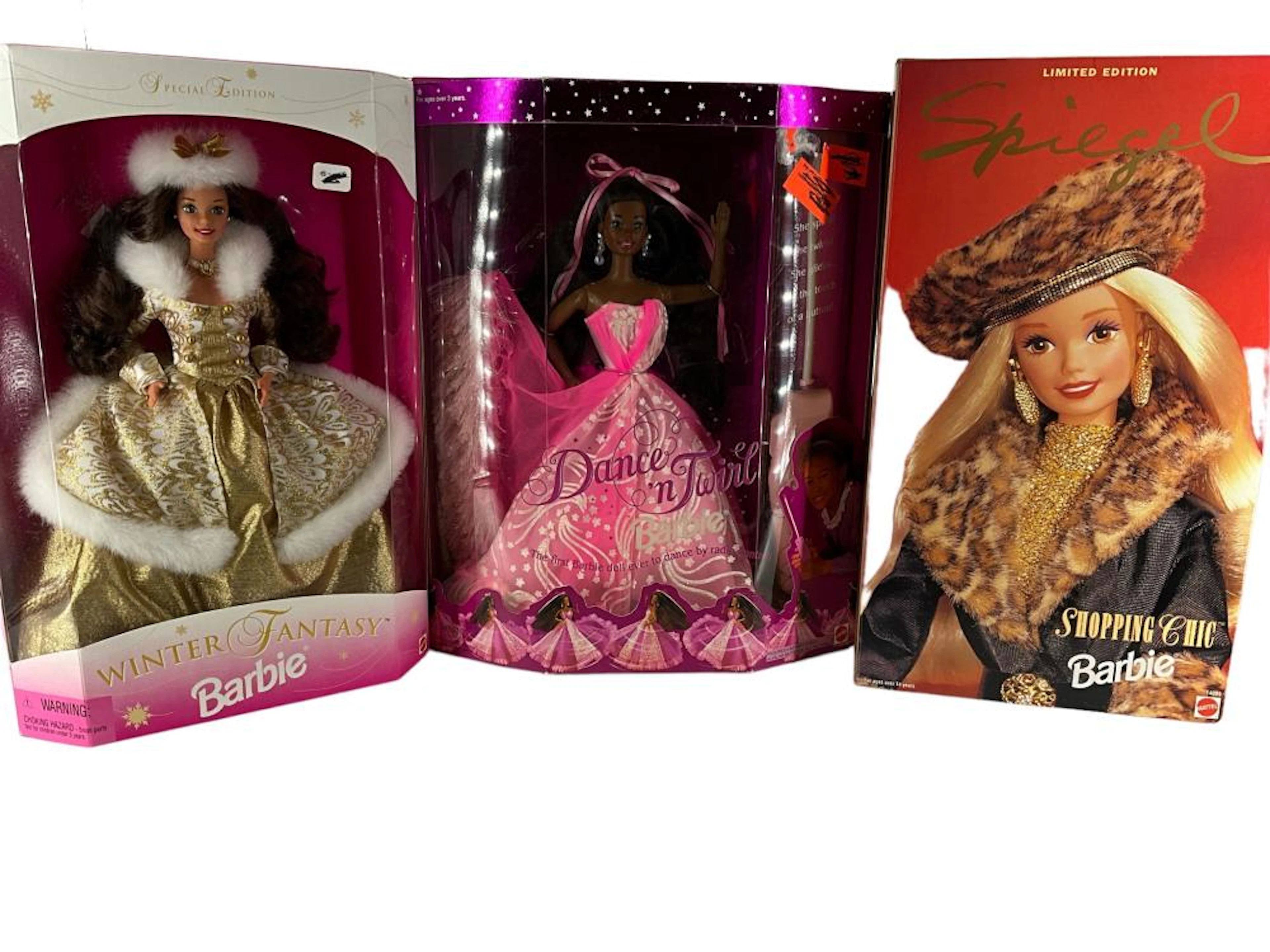 (3) 1990's Modern Barbies