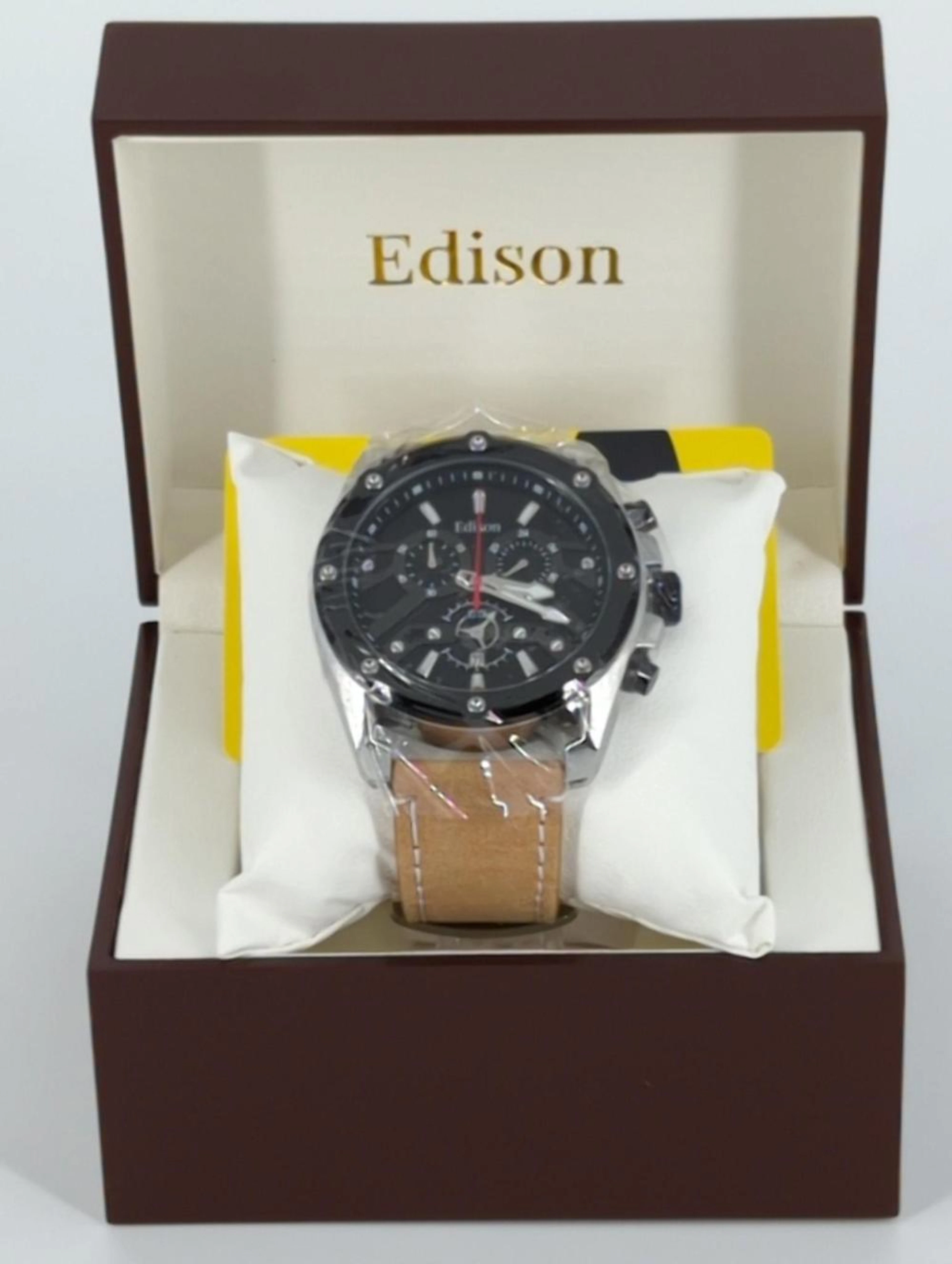 Edison Men's Automatic Wrist Watch Chronograph