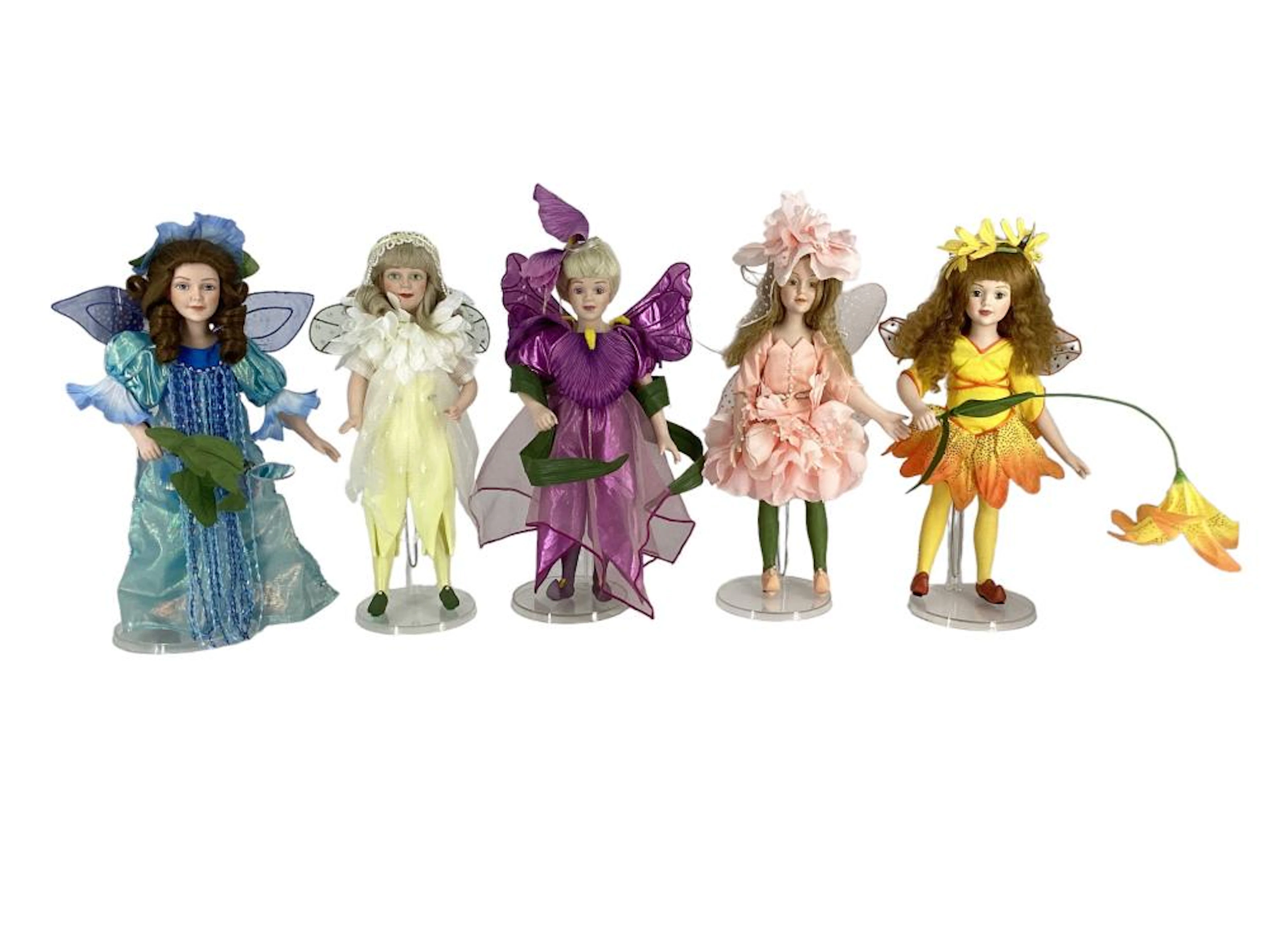 (5) Danbury Mint Flower Fairies