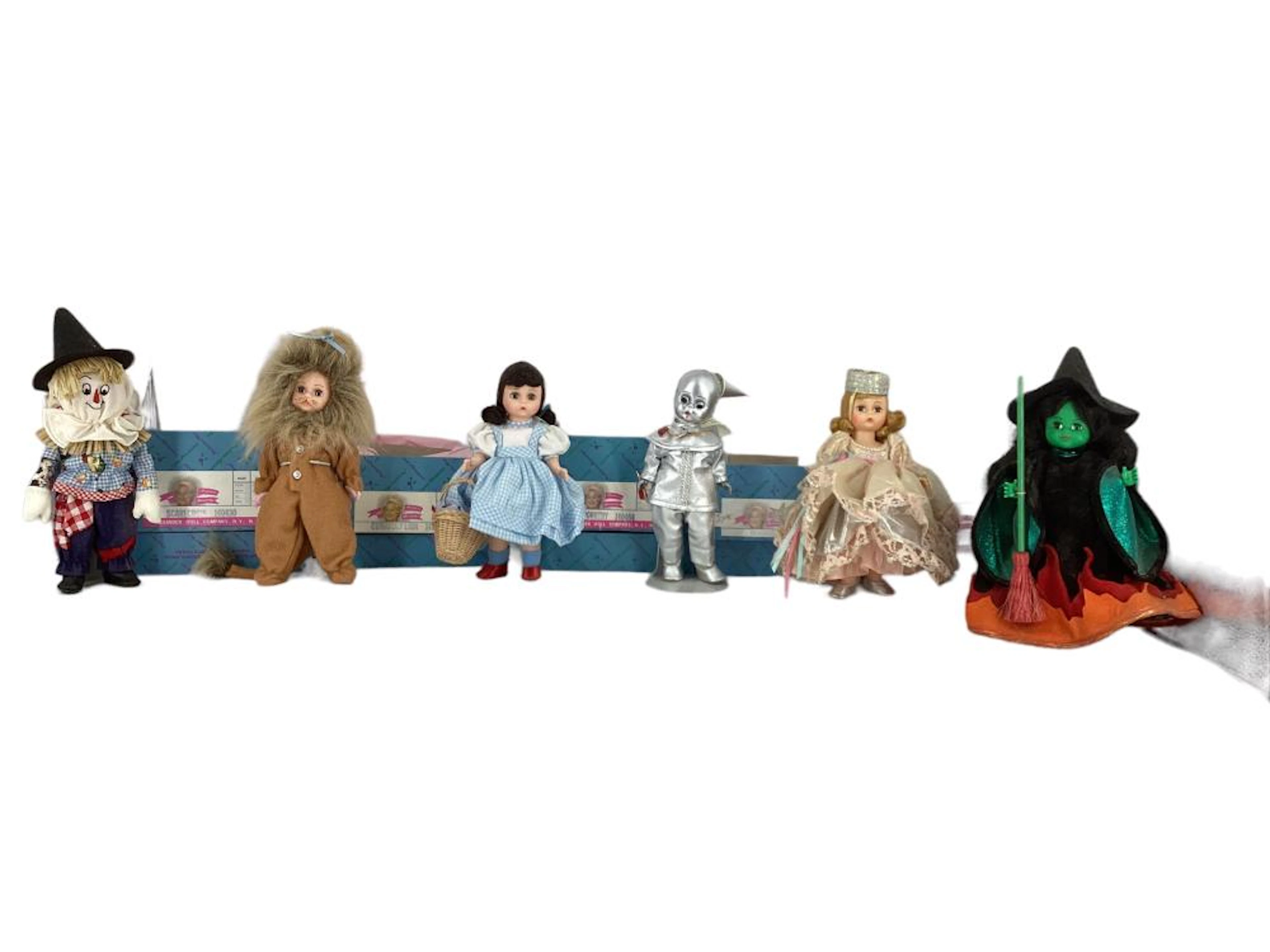 Lot of (6) Madame Alexander 8" "Wizard of Oz," Wicked Witch