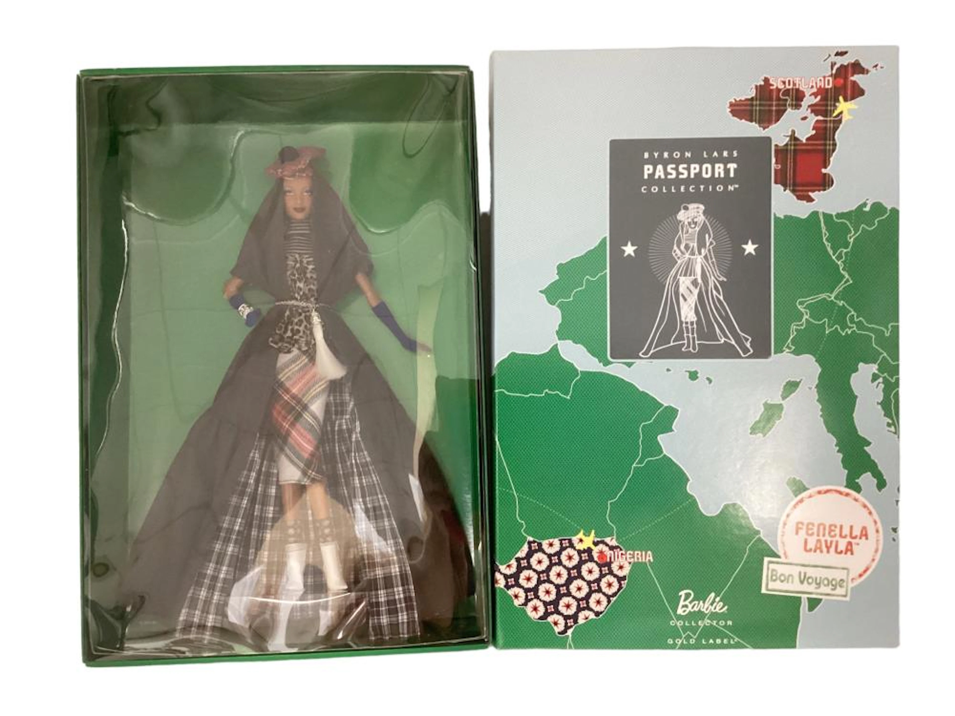 (1) FANELLA LAYLA AFRICAN AMERICAN BARBIE FROM BYRON LARS...